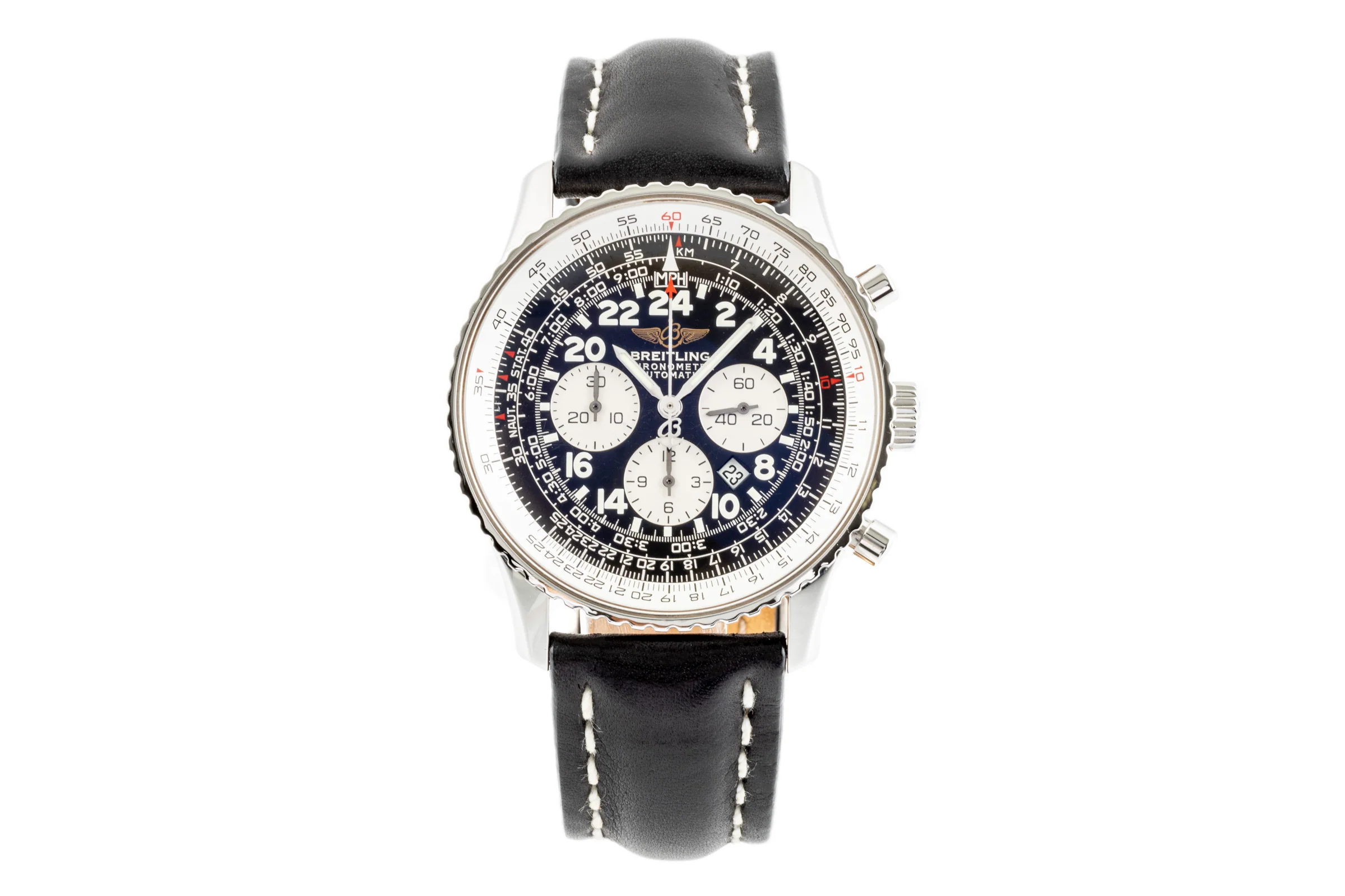 Breitling Navitimer Cosmonaute chronograph steel automatic men's watch A22322  [2302439] - Image 4