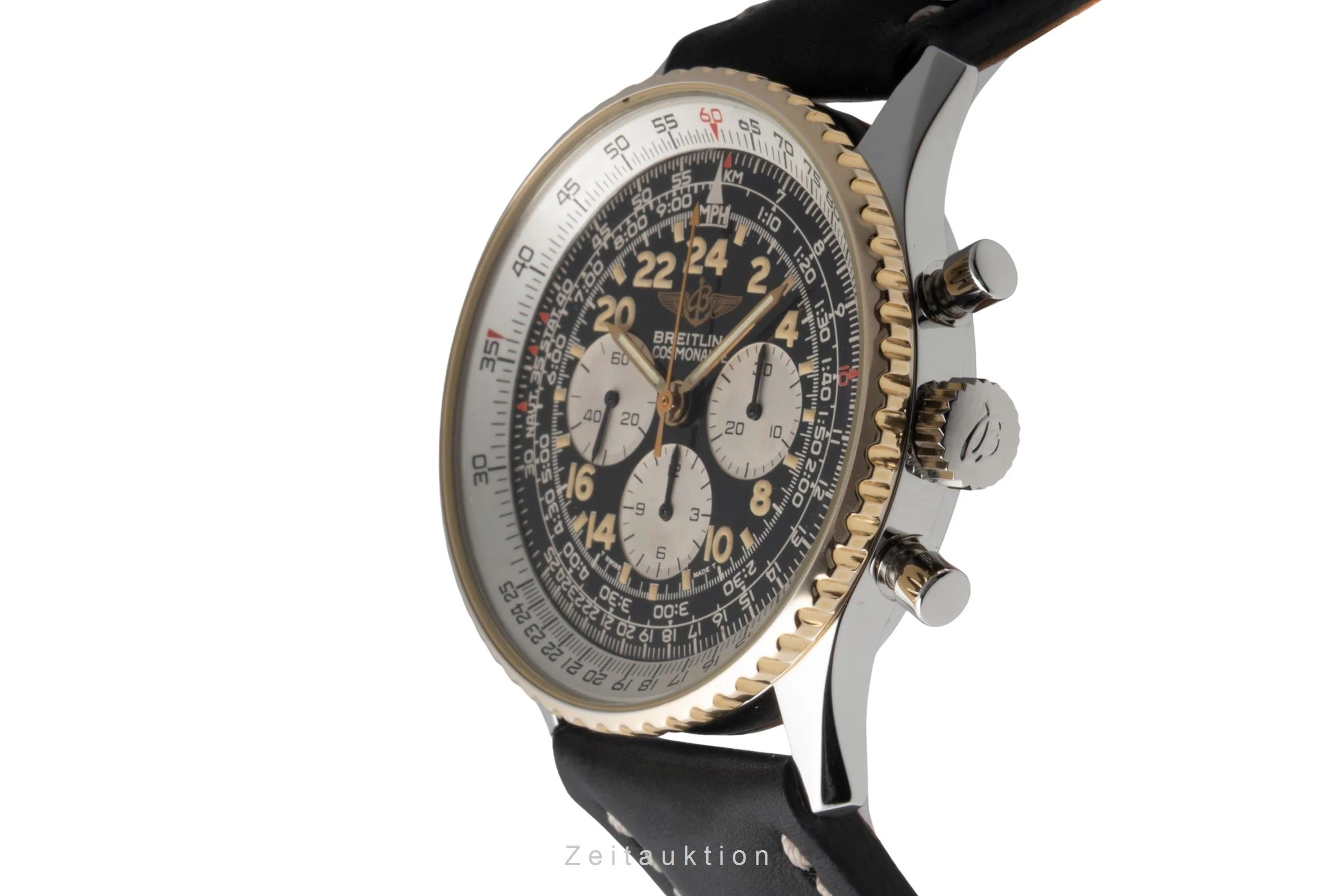 Breitling Navitimer Cosmonaute chronograph steel / gold manual winding men's watch B12019  [2600116] - Image 7