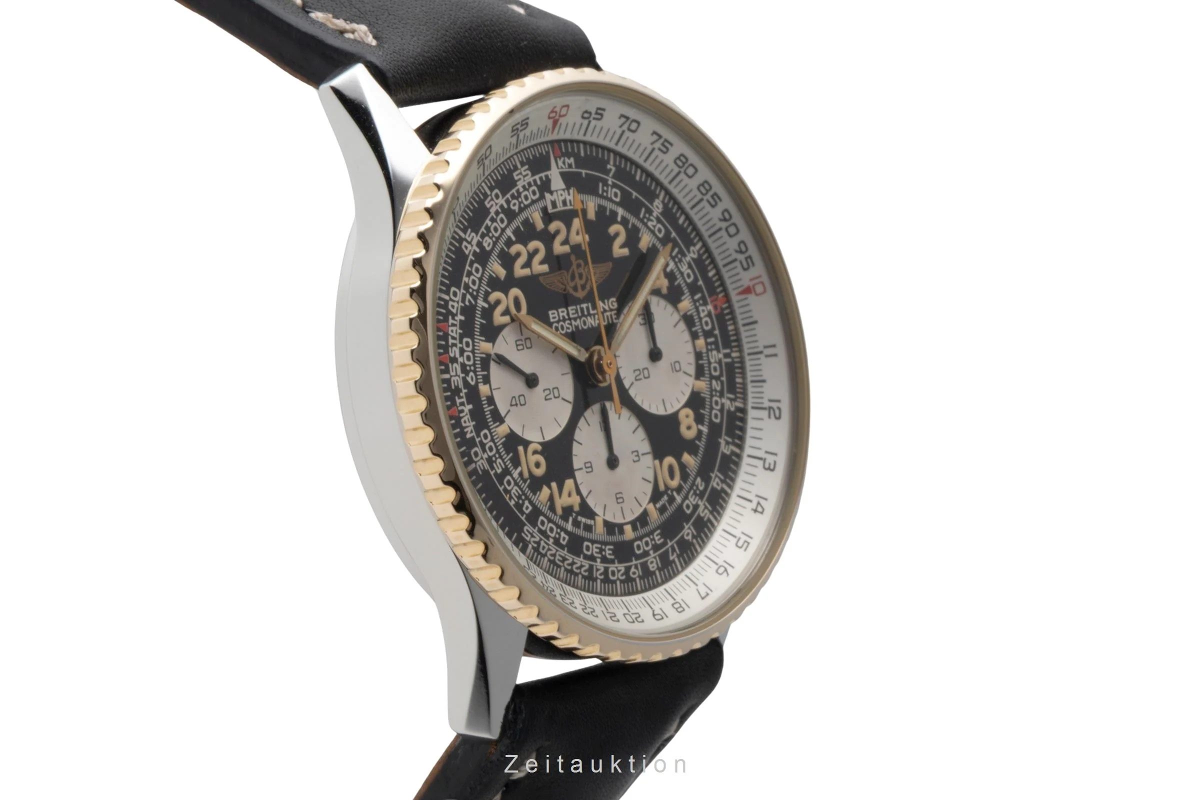 Breitling Navitimer Cosmonaute chronograph steel / gold manual winding men's watch B12019  [2600116] - Image 8