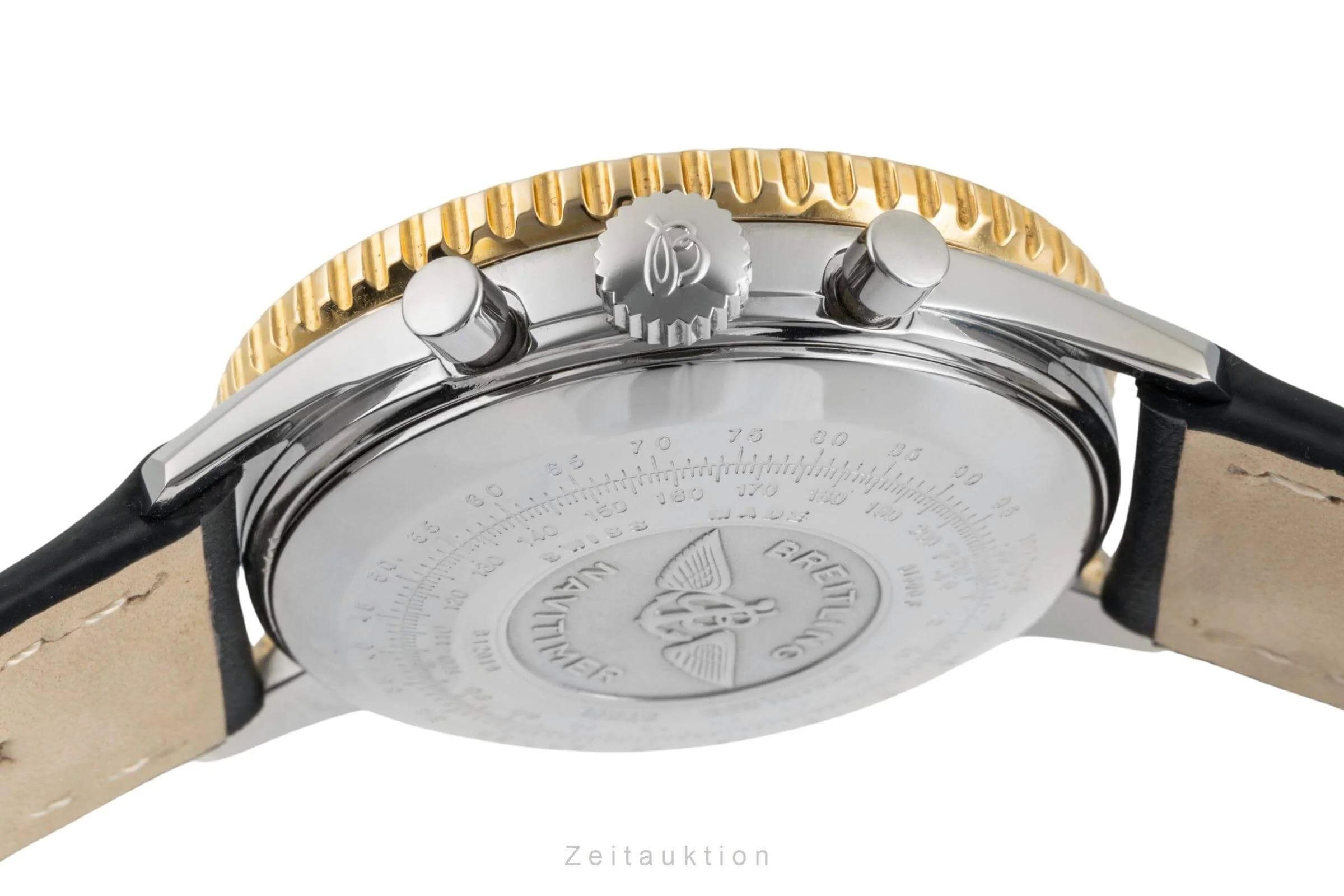 Breitling Navitimer Cosmonaute chronograph steel / gold manual winding men's watch B12019, 81600  [2401588] - Image 11