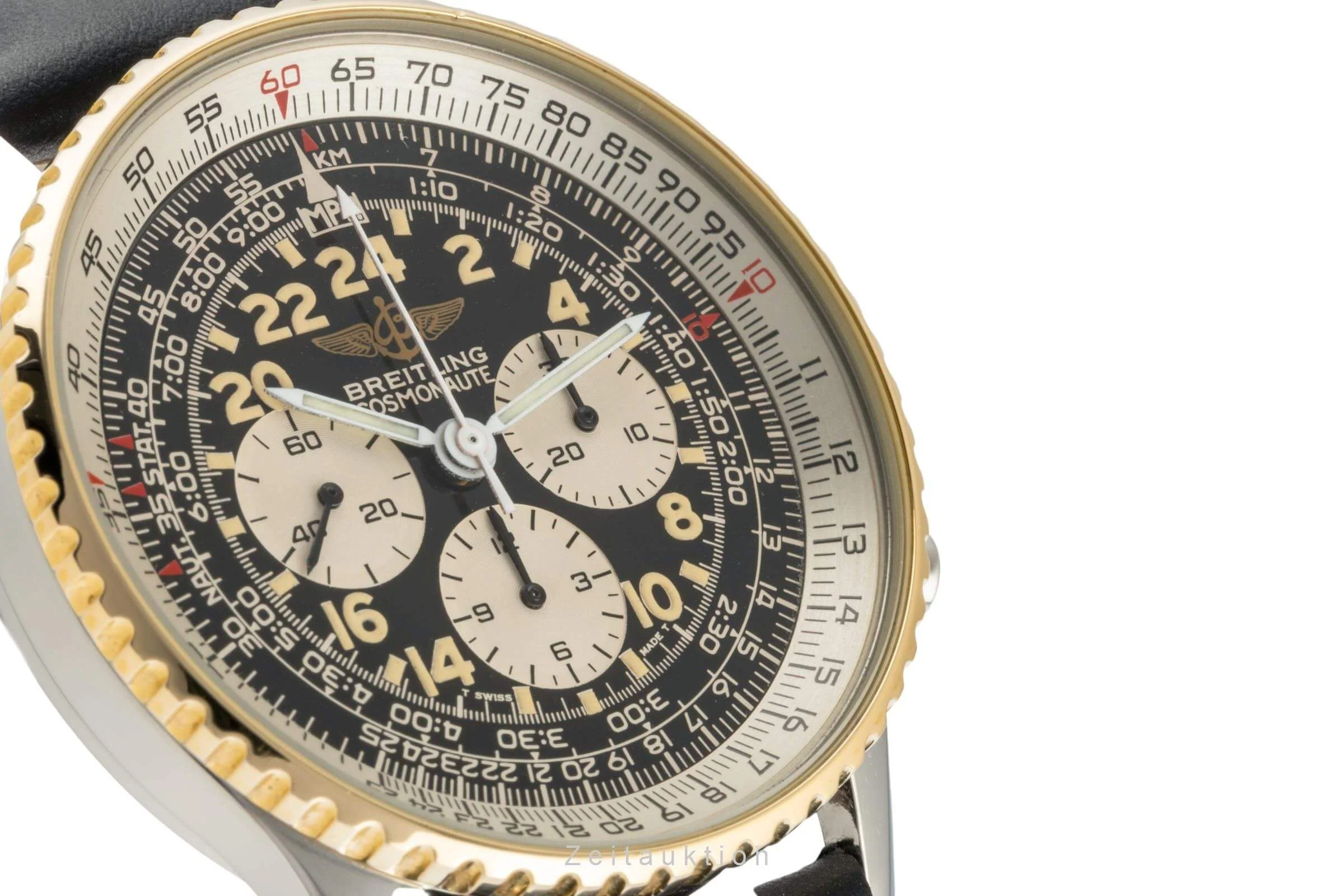 Breitling Navitimer Cosmonaute chronograph steel / gold manual winding men's watch B12019, 81600  [2401588] - Image 13