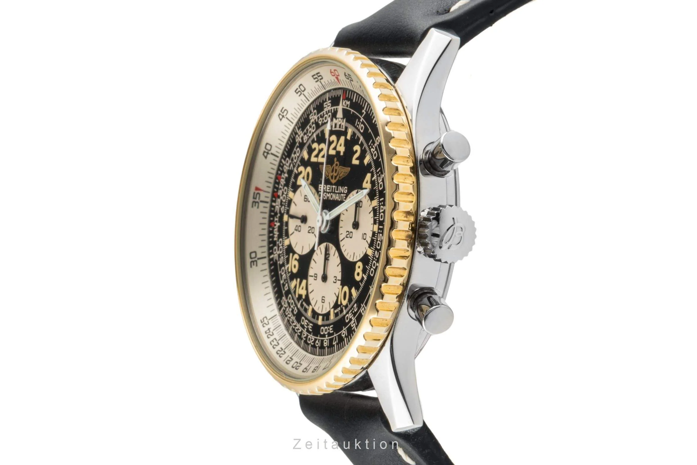 Breitling Navitimer Cosmonaute chronograph steel / gold manual winding men's watch B12019, 81600  [2401588] - Image 6