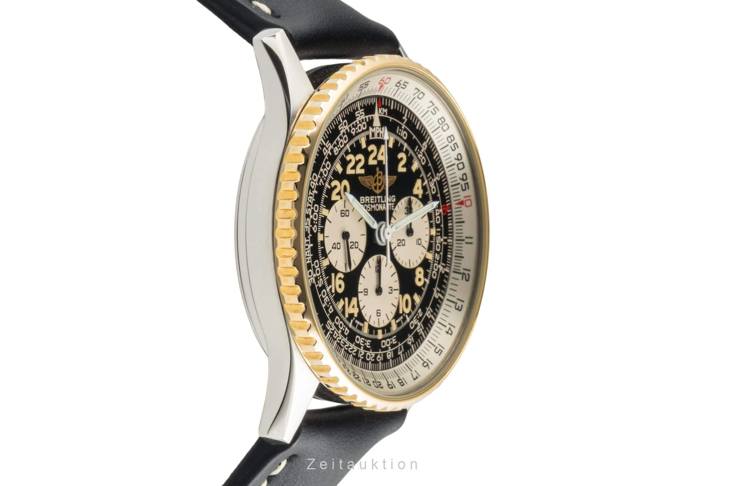 Breitling Navitimer Cosmonaute chronograph steel / gold manual winding men's watch B12019, 81600  [2401588] - Image 7