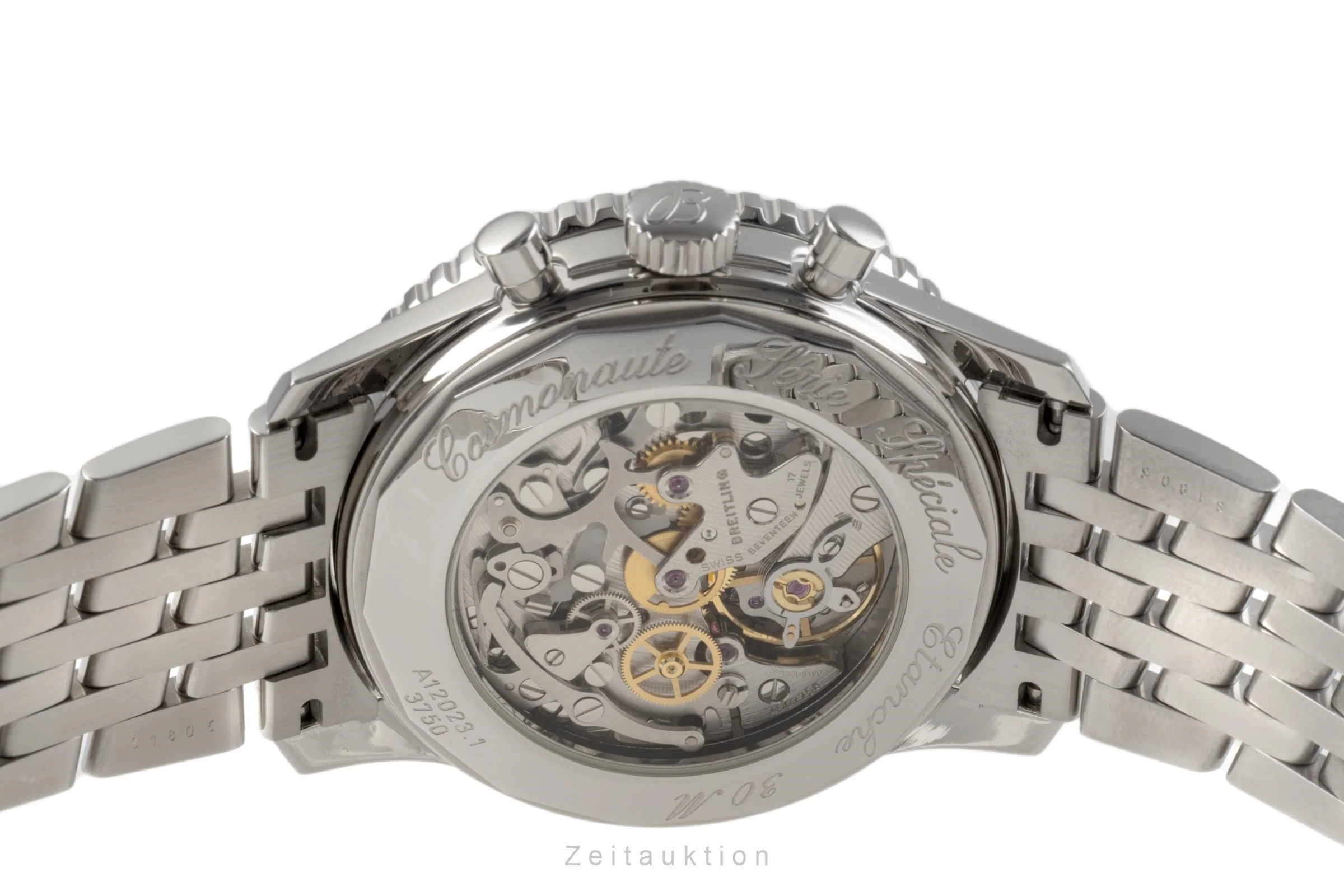 Breitling Navitimer Cosmonaute chronograph steel manual winding men's watch A12023.1 LP: 10550EUR  [2206489] - Image 12