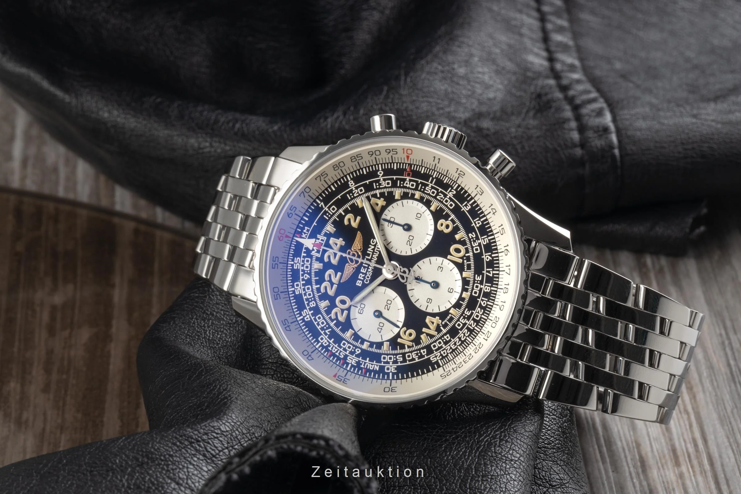 Breitling Navitimer Cosmonaute chronograph steel manual winding men's watch A12023.1 LP: 10550EUR  [2206489] - Image 2