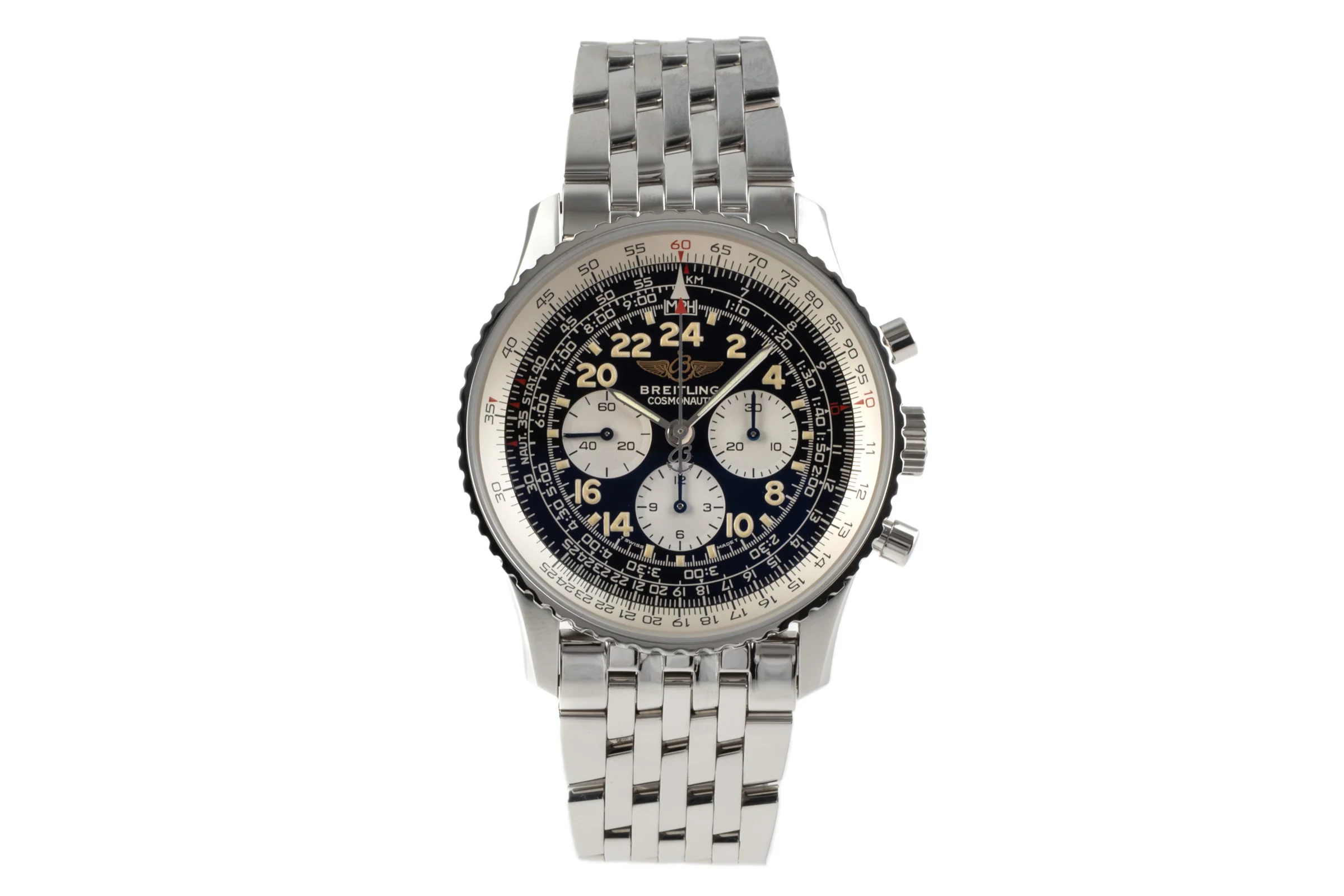 Breitling Navitimer Cosmonaute chronograph steel manual winding men's watch A12023.1 LP: 10550EUR  [2206489] - Image 4