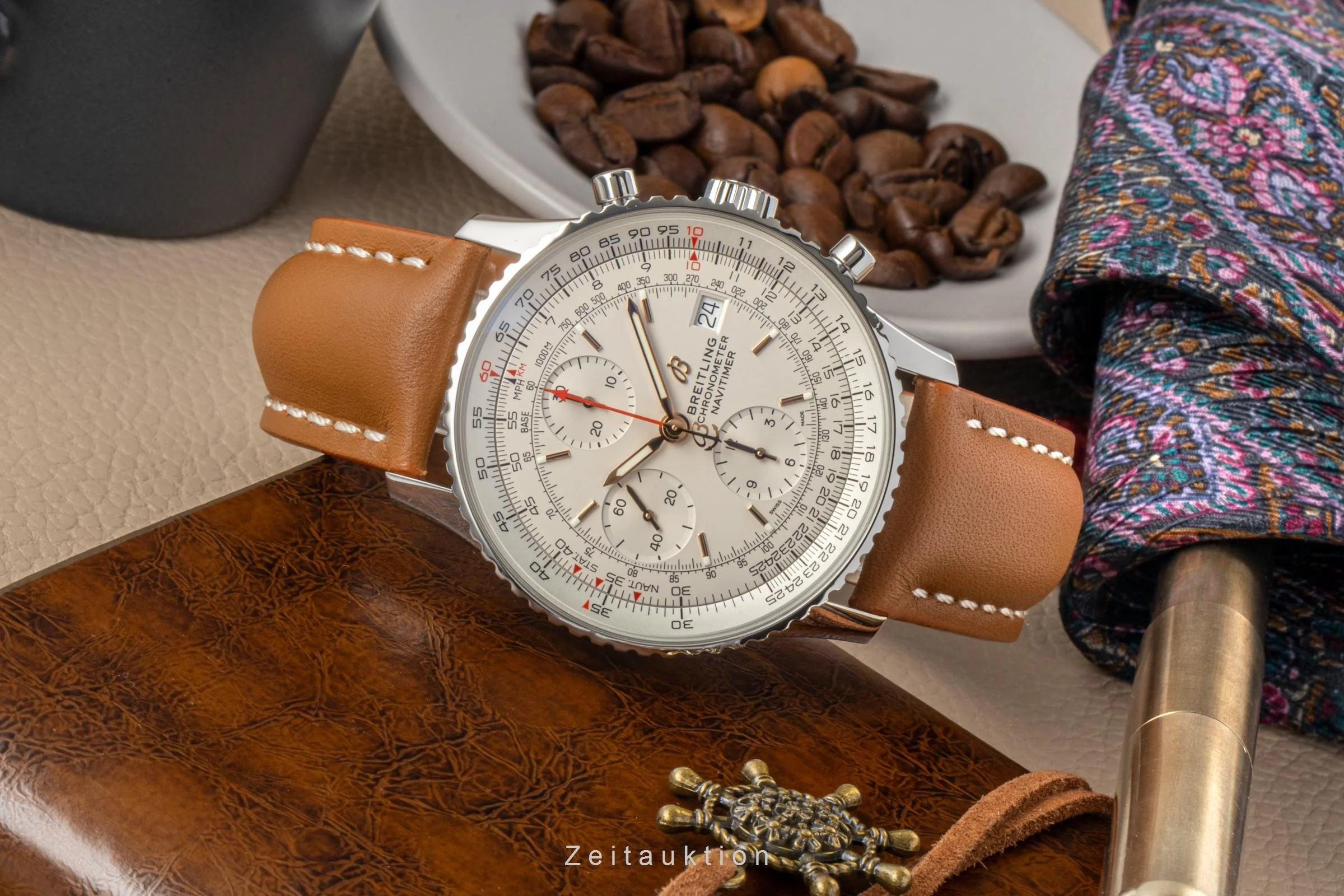 Breitling Navitimer Heritage chronograph steel automatic men's watch A13324 LP: 5910EUR  [2300303] - Image 2
