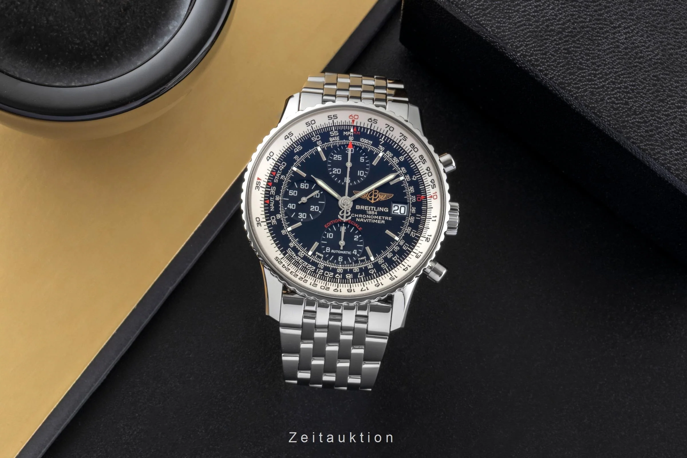 Breitling Navitimer Heritage chronograph steel automatic men's watch A1332412/BF27  [2601030] - Image 4