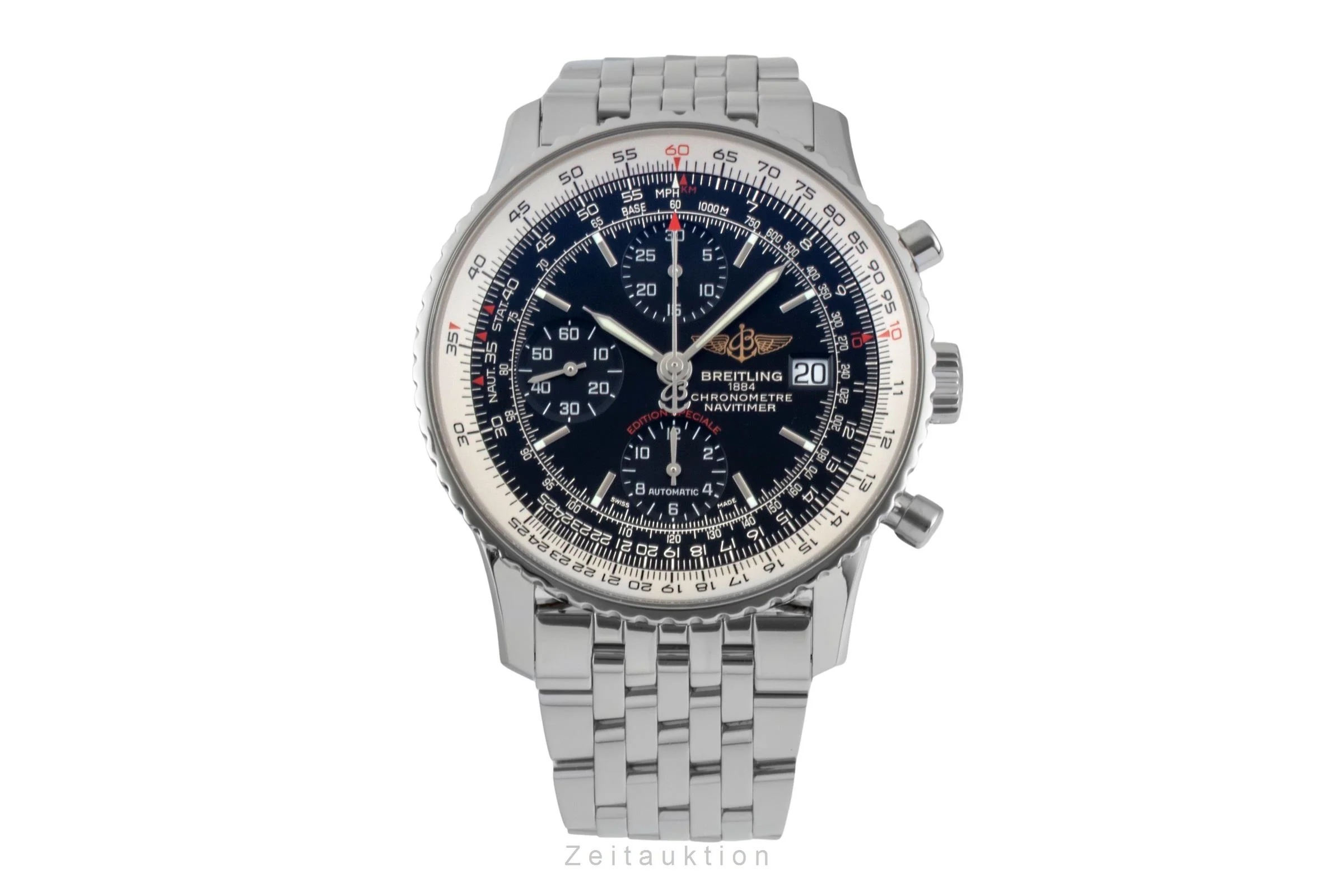 Breitling Navitimer Heritage chronograph steel automatic men's watch A1332412/BF27  [2601030] - Image 5