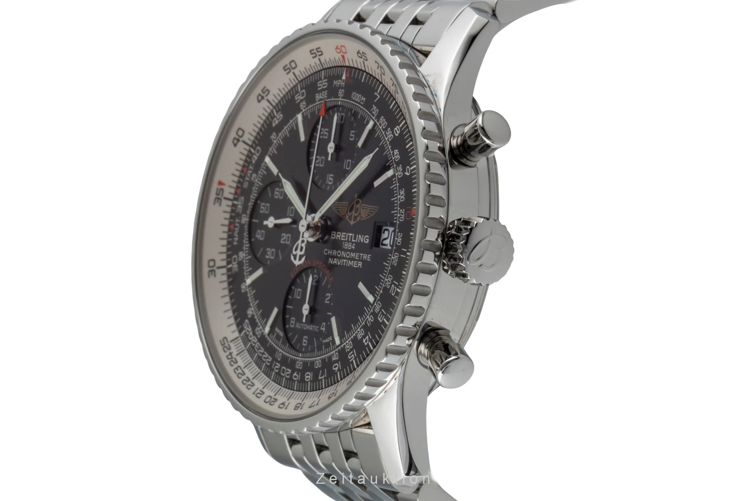 Breitling Navitimer Heritage chronograph steel automatic men's watch A1332412/BF27  [2601030] - Image 7