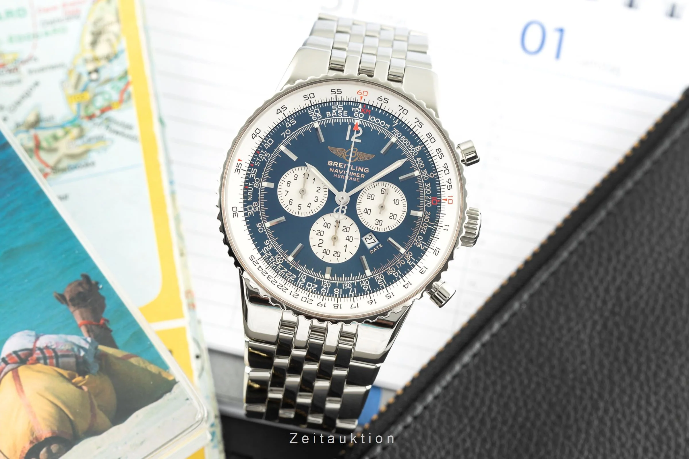 Breitling Navitimer Heritage chronograph steel automatic men's watch A35340 LP: 8750EUR  [2202034] - Image 2
