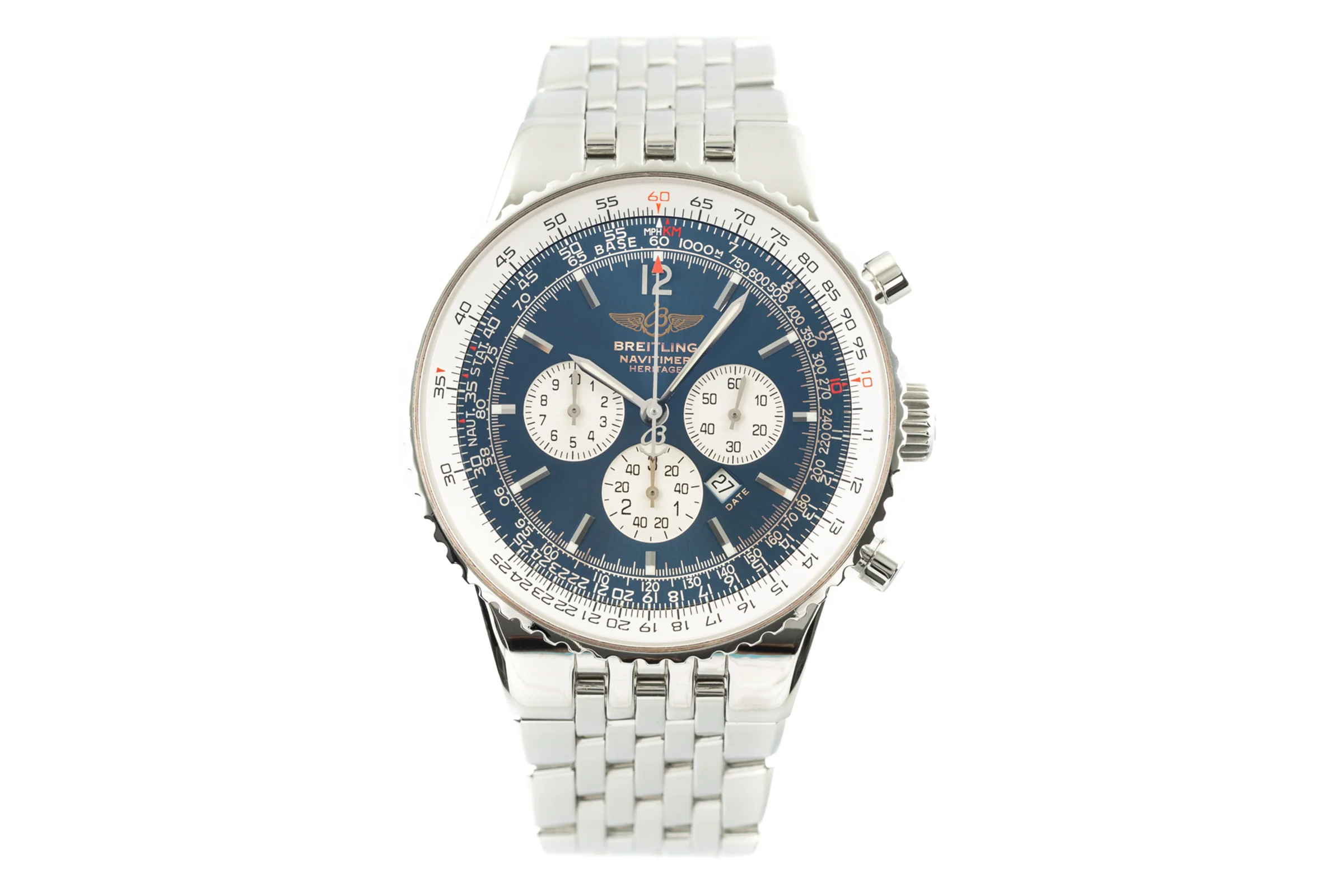 Breitling Navitimer Heritage chronograph steel automatic men's watch A35340 LP: 8750EUR  [2202034] - Image 4