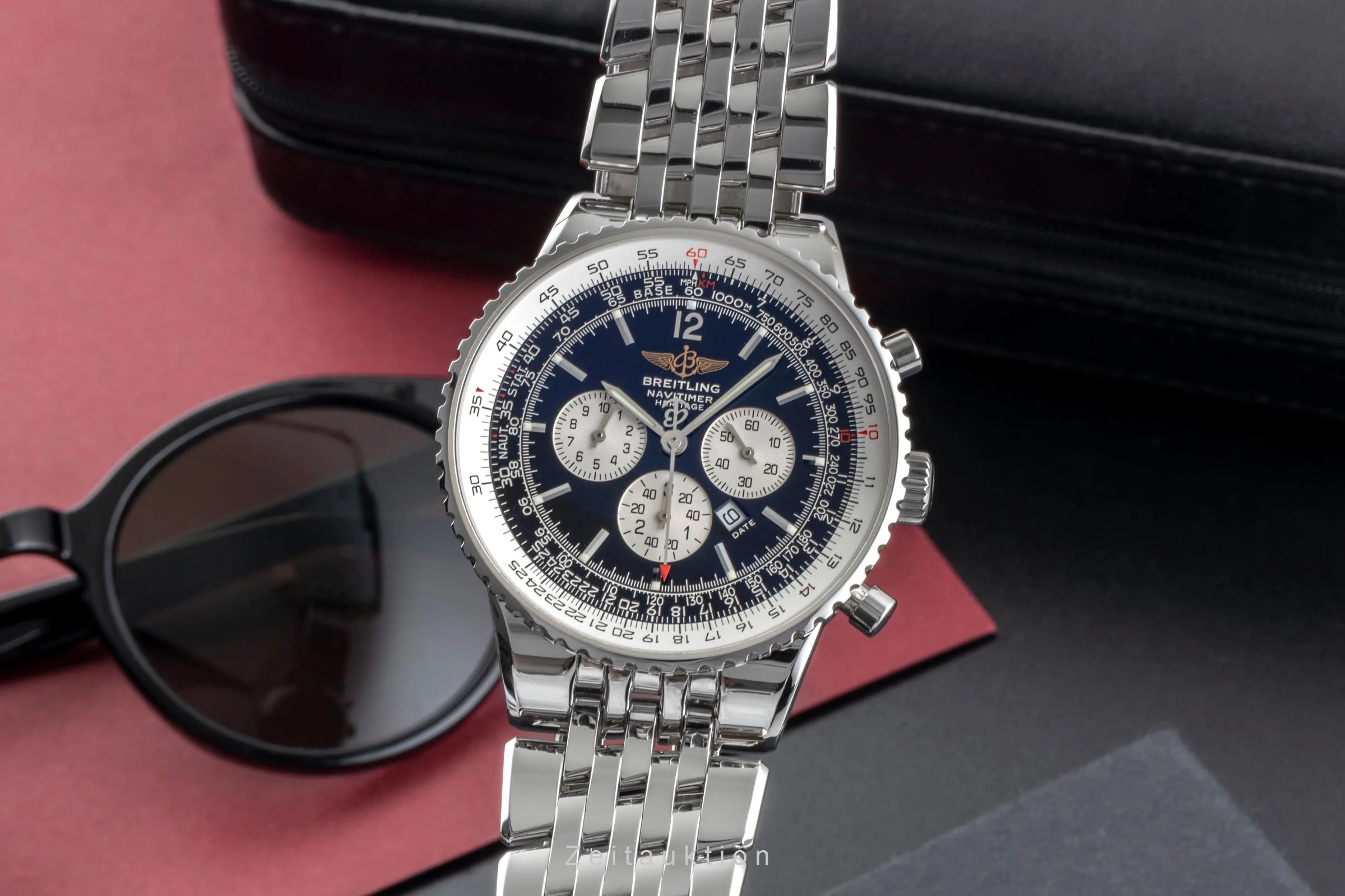 Breitling Navitimer Heritage chronograph steel automatic men's watch A35340  [2505342] - Image 2