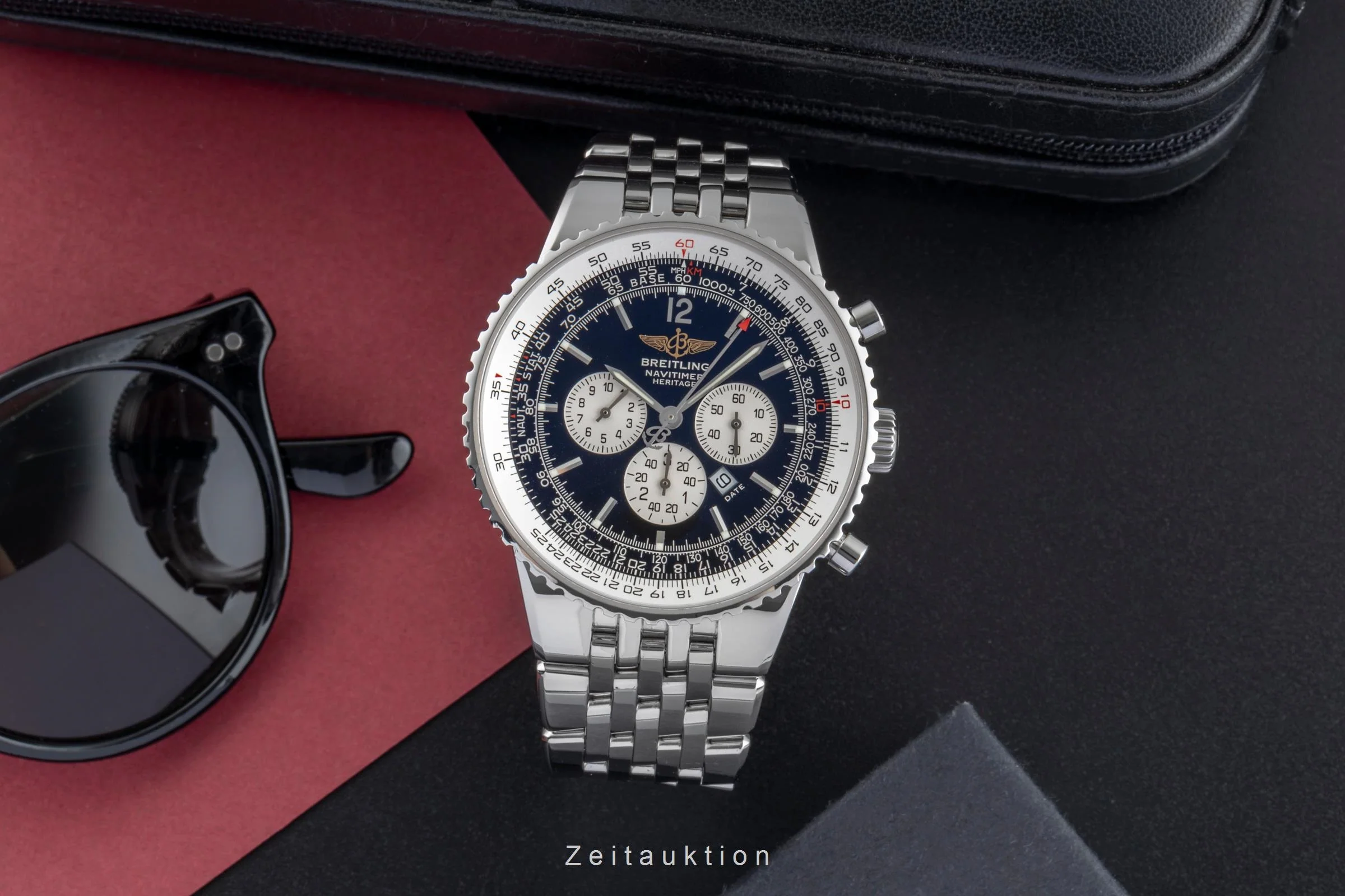 Breitling Navitimer Heritage chronograph steel automatic men's watch A35340  [2505342] - Image 4