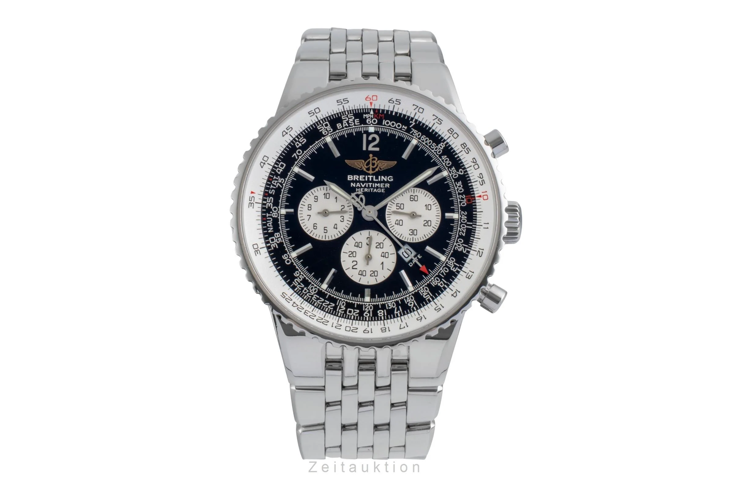 Breitling Navitimer Heritage chronograph steel automatic men's watch A35340  [2505342] - Image 5