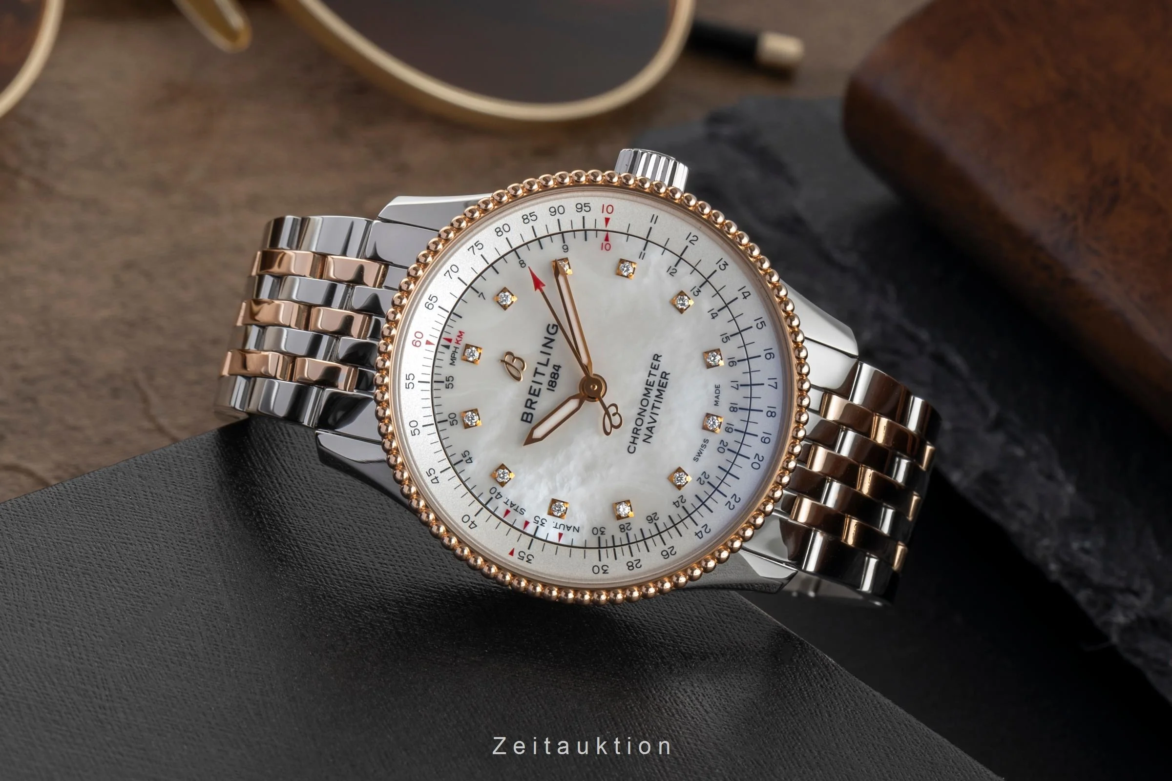 Breitling Navitimer steel / gold automatic women's watch U17395  [2504056] - Image 3