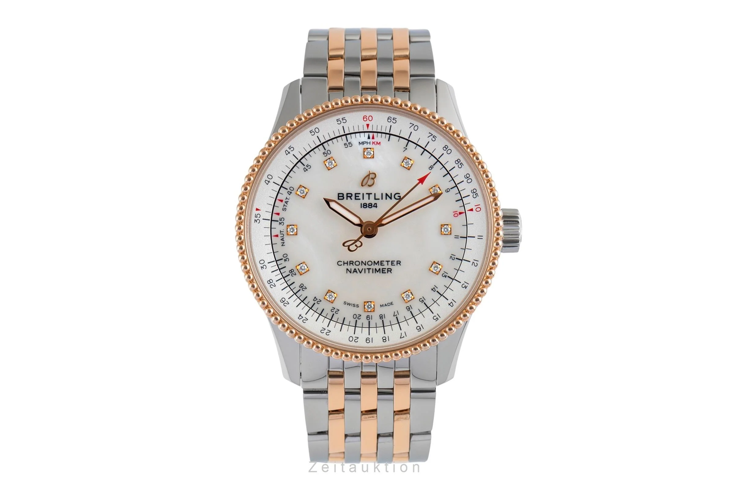 Breitling Navitimer steel / gold automatic women's watch U17395  [2504056] - Image 5