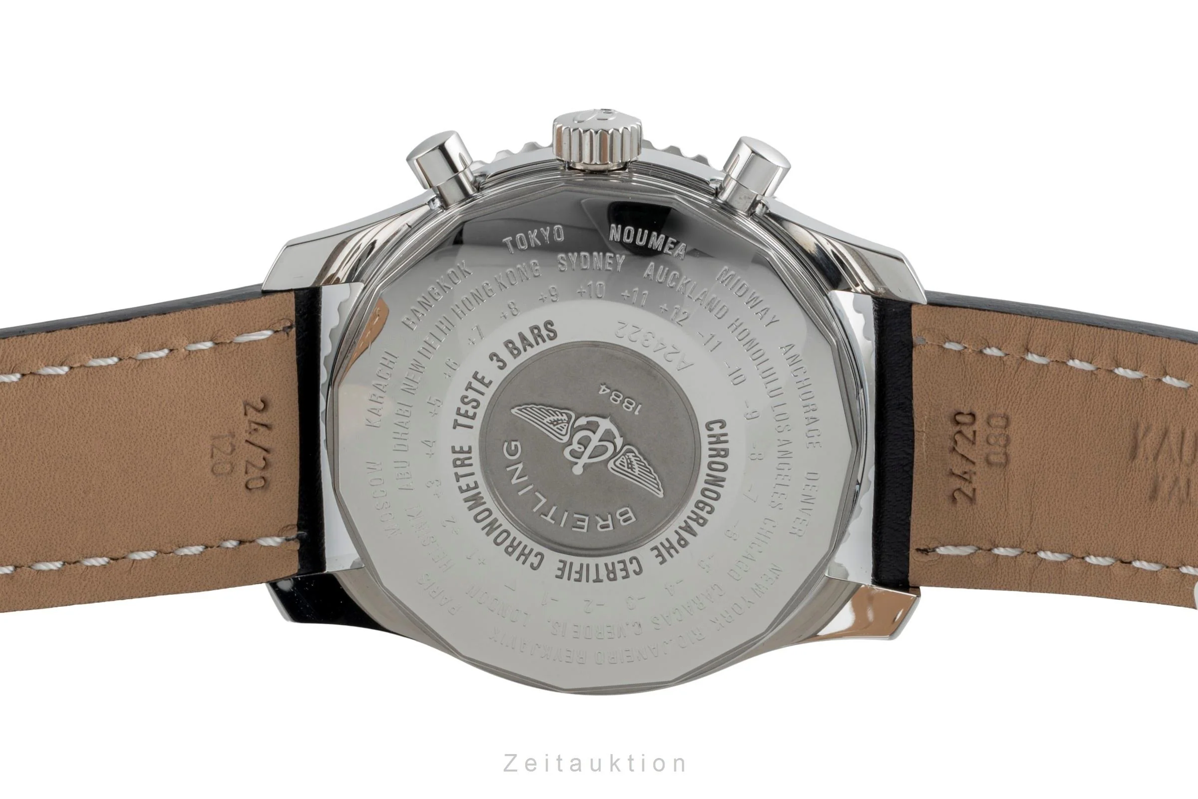 Breitling Navitimer World chronograph steel automatic men's watch A24322-101	  [2506790] - Image 12