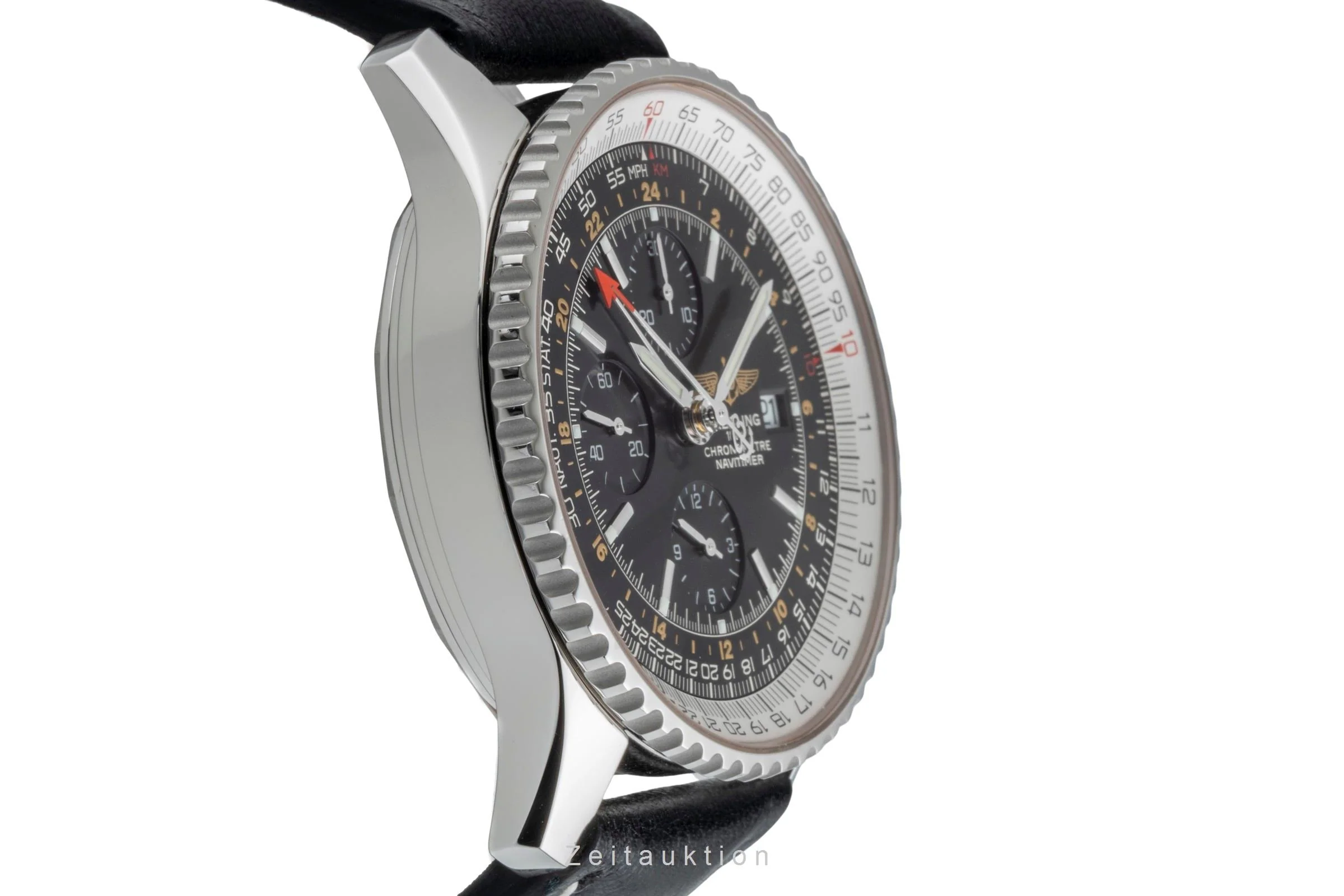 Breitling Navitimer World chronograph steel automatic men's watch A24322-101	  [2506790] - Image 8