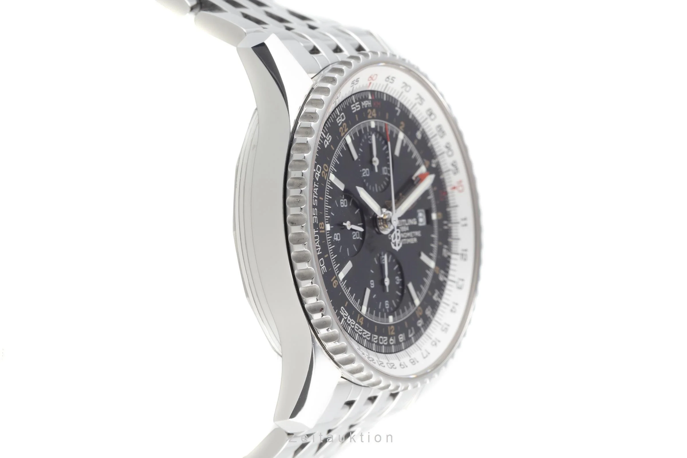 Breitling Navitimer World chronograph steel automatic men's watch A24322 LP: 6950EUR  [2109182] - Image 7