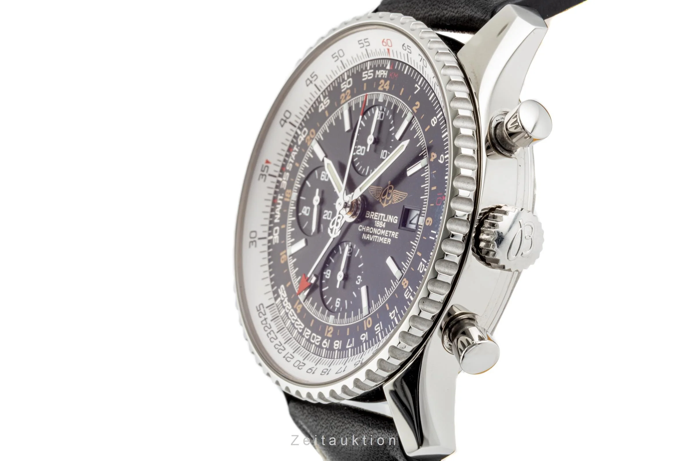 Breitling Navitimer World chronograph steel automatic men's watch A24322 LP: 8900EUR  [2207271] - Image 6