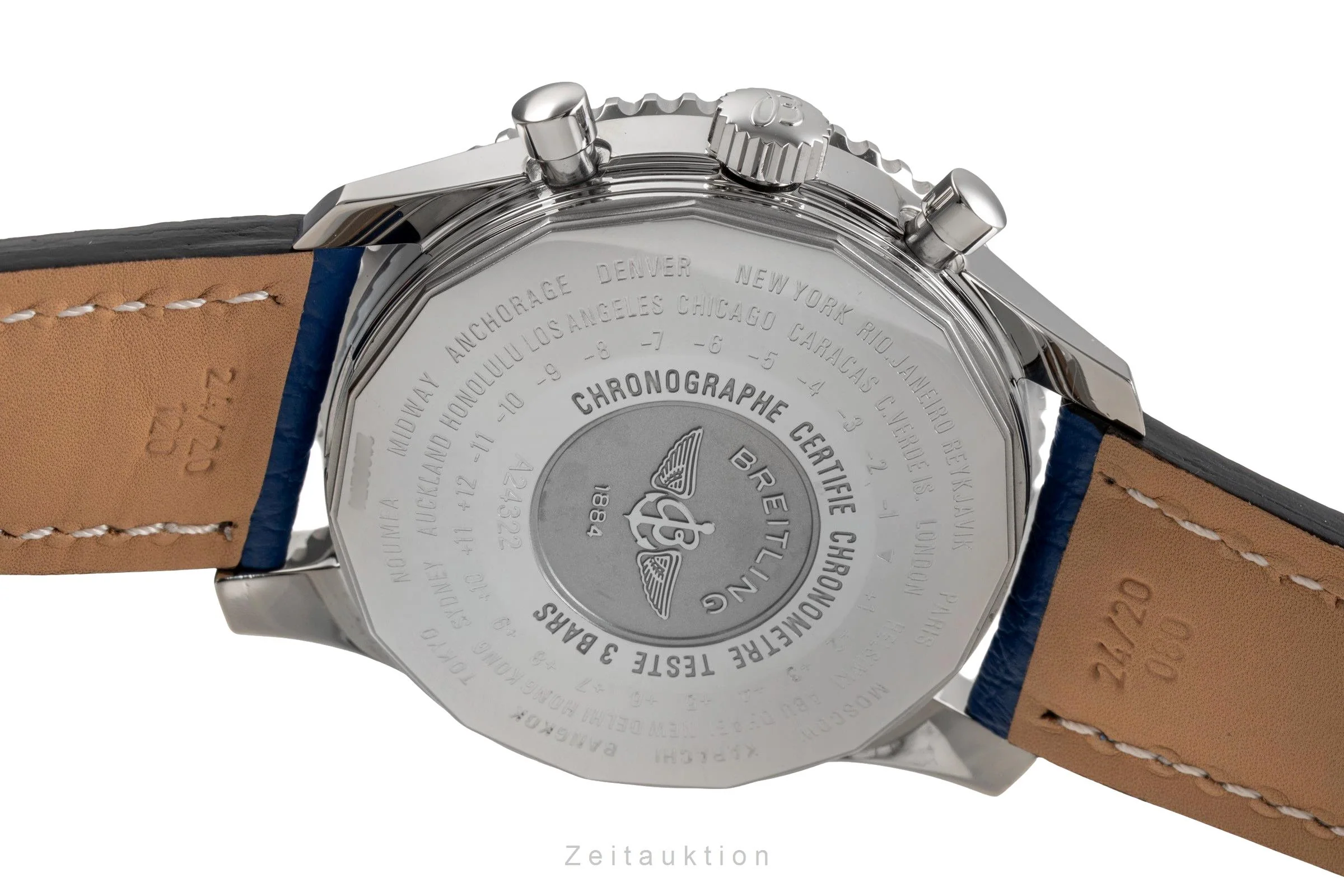 Breitling Navitimer World chronograph steel automatic men's watch A24322  [2504027] - Image 12
