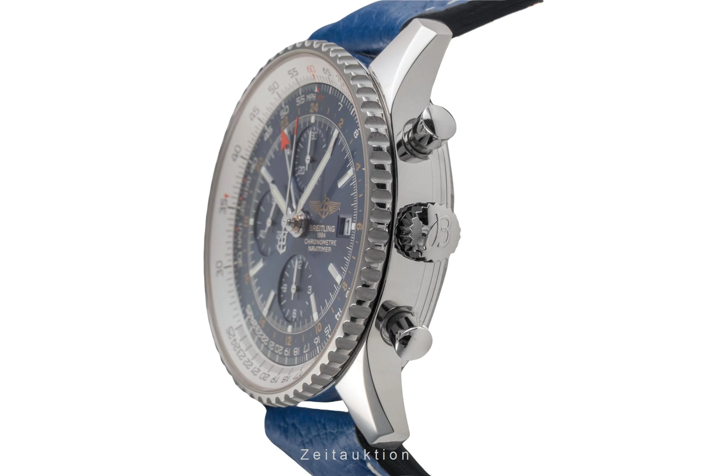 Breitling Navitimer World chronograph steel automatic men's watch A24322  [2504027] - Image 7