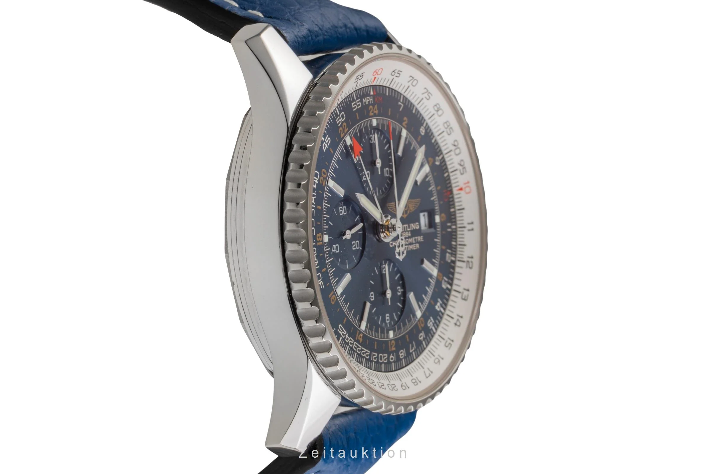Breitling Navitimer World chronograph steel automatic men's watch A24322  [2504027] - Image 8