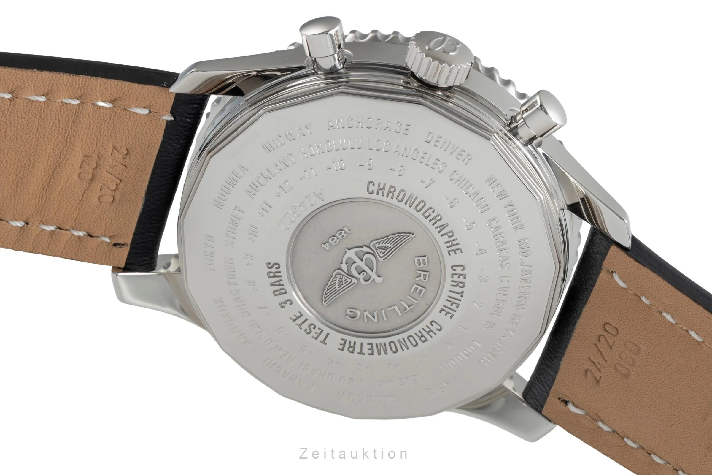Breitling Navitimer World chronograph steel automatic men's watch A24322  [2504402] - Image 11