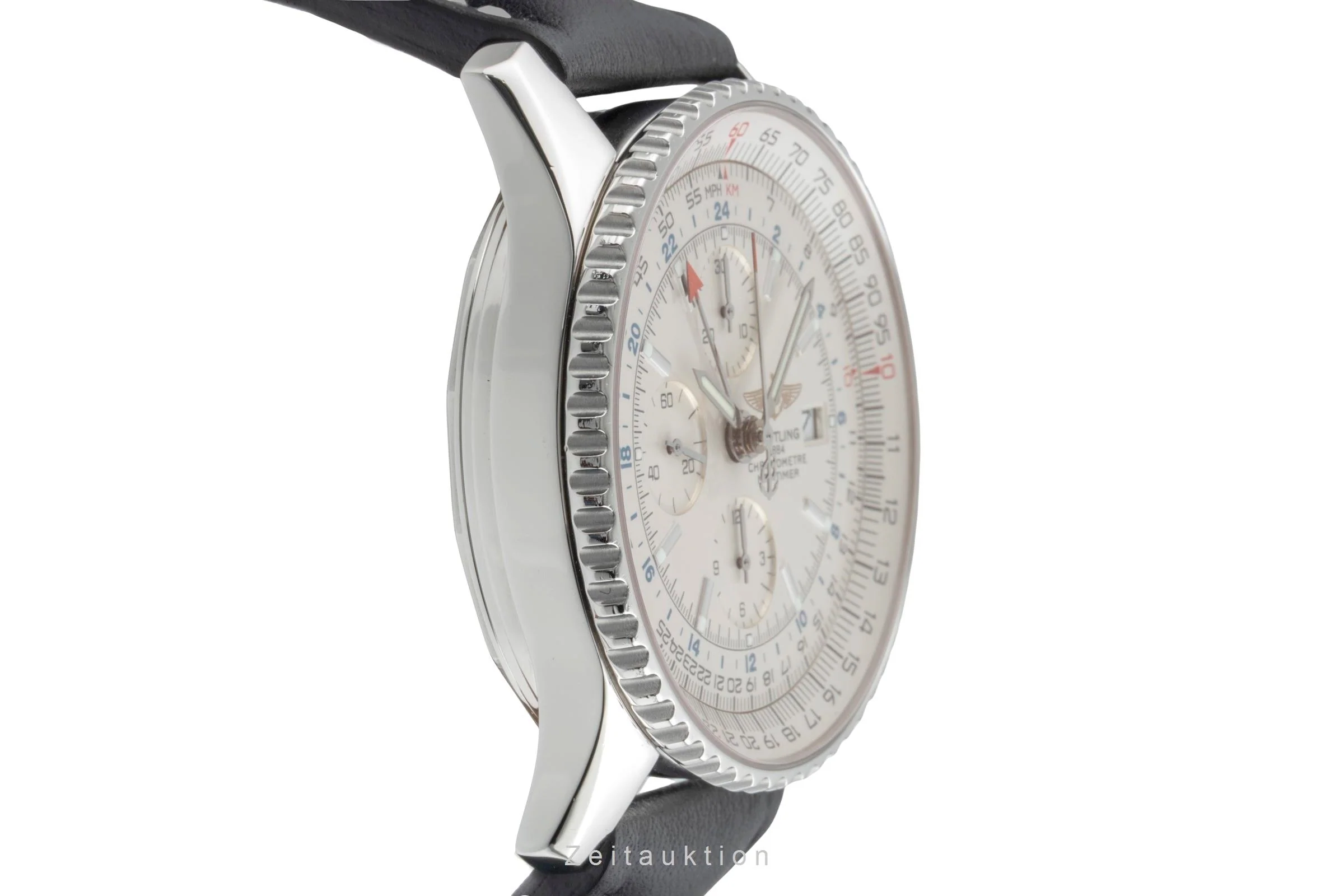 Breitling Navitimer World chronograph steel automatic men's watch A24322  [2504402] - Image 8