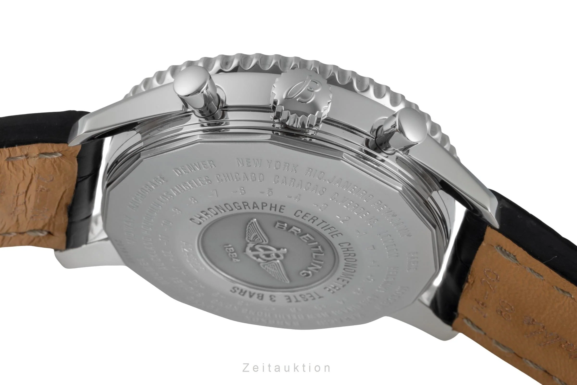 Breitling Navitimer World chronograph steel automatic men's watch A24322  [2505671] - Image 12
