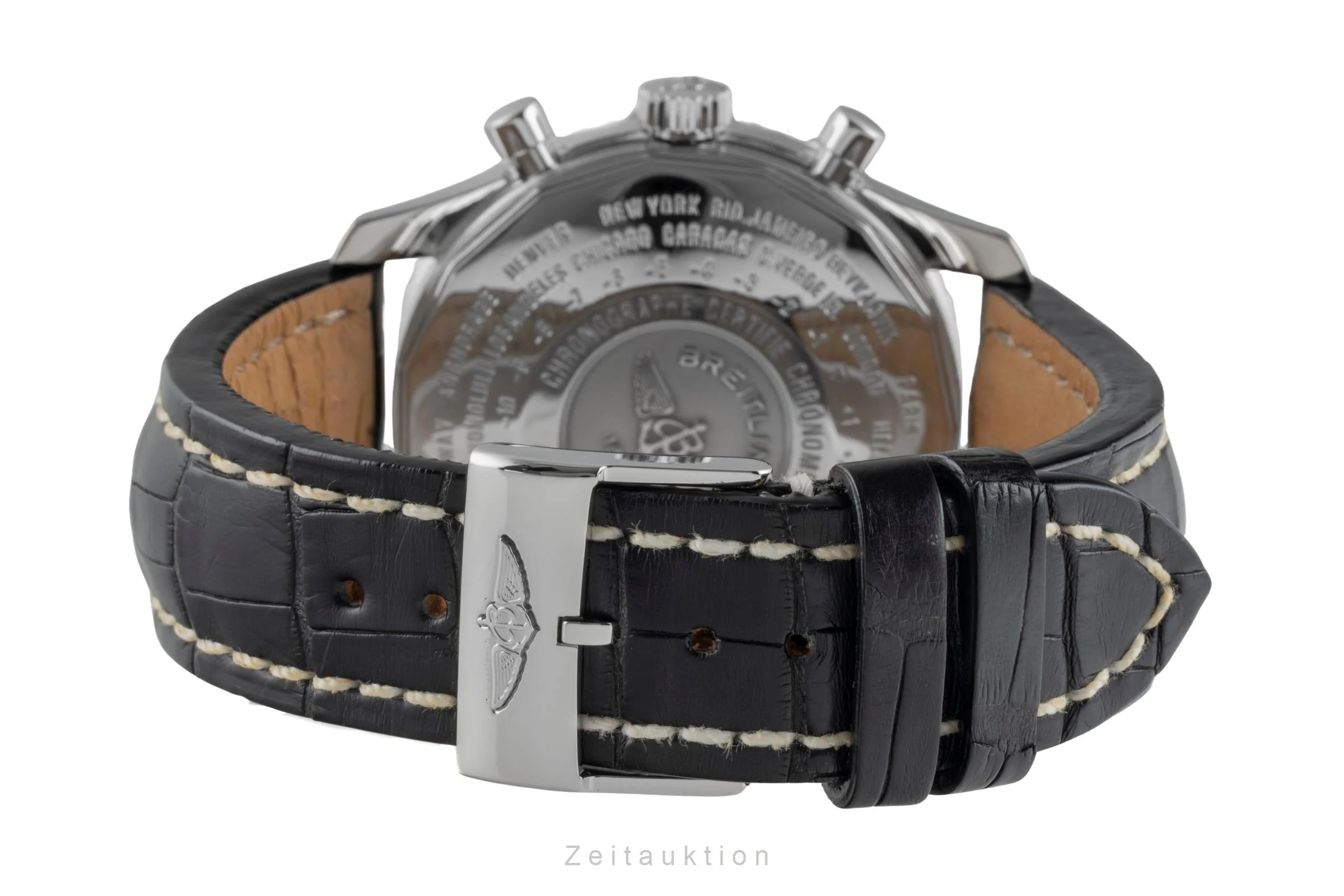 Breitling Navitimer World chronograph steel automatic men's watch A24322  [2505671] - Image 13