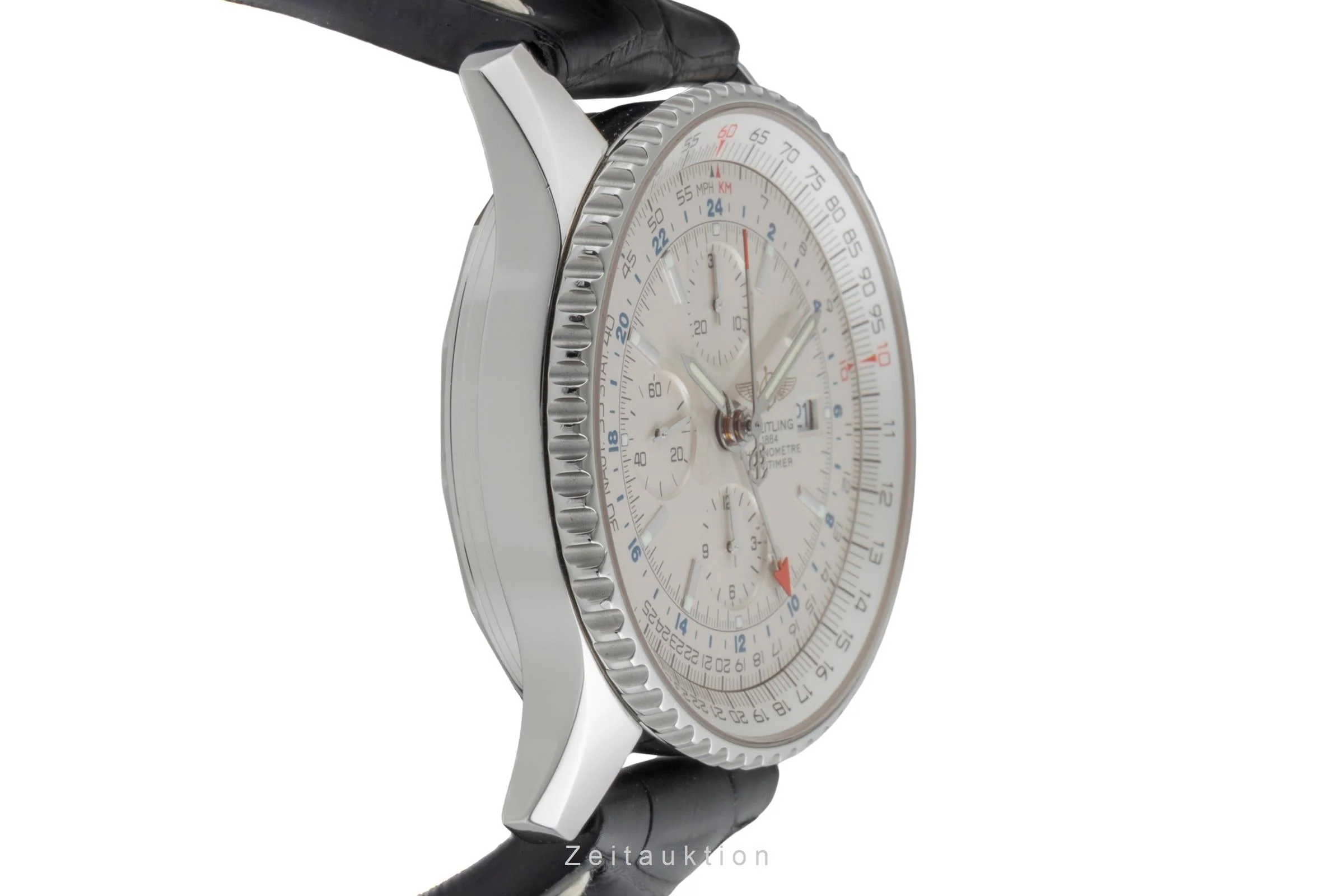 Breitling Navitimer World chronograph steel automatic men's watch A24322  [2505671] - Image 8