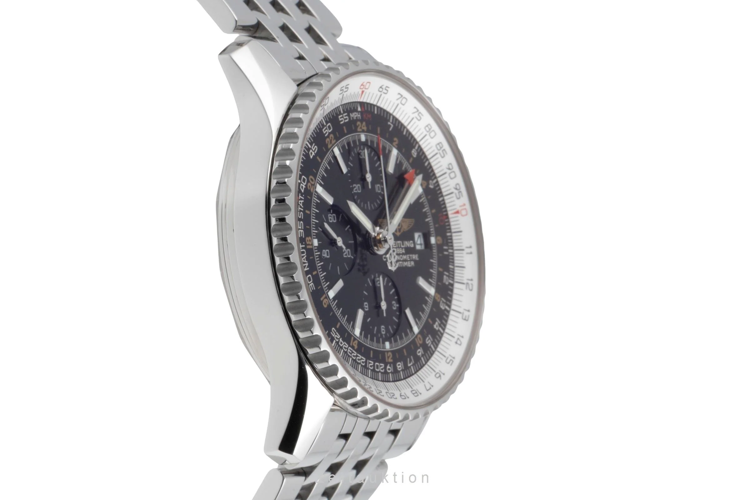 Breitling Navitimer World chronograph steel automatic men's watch A24322 LP: 9850EUR  [2506118] - Image 8