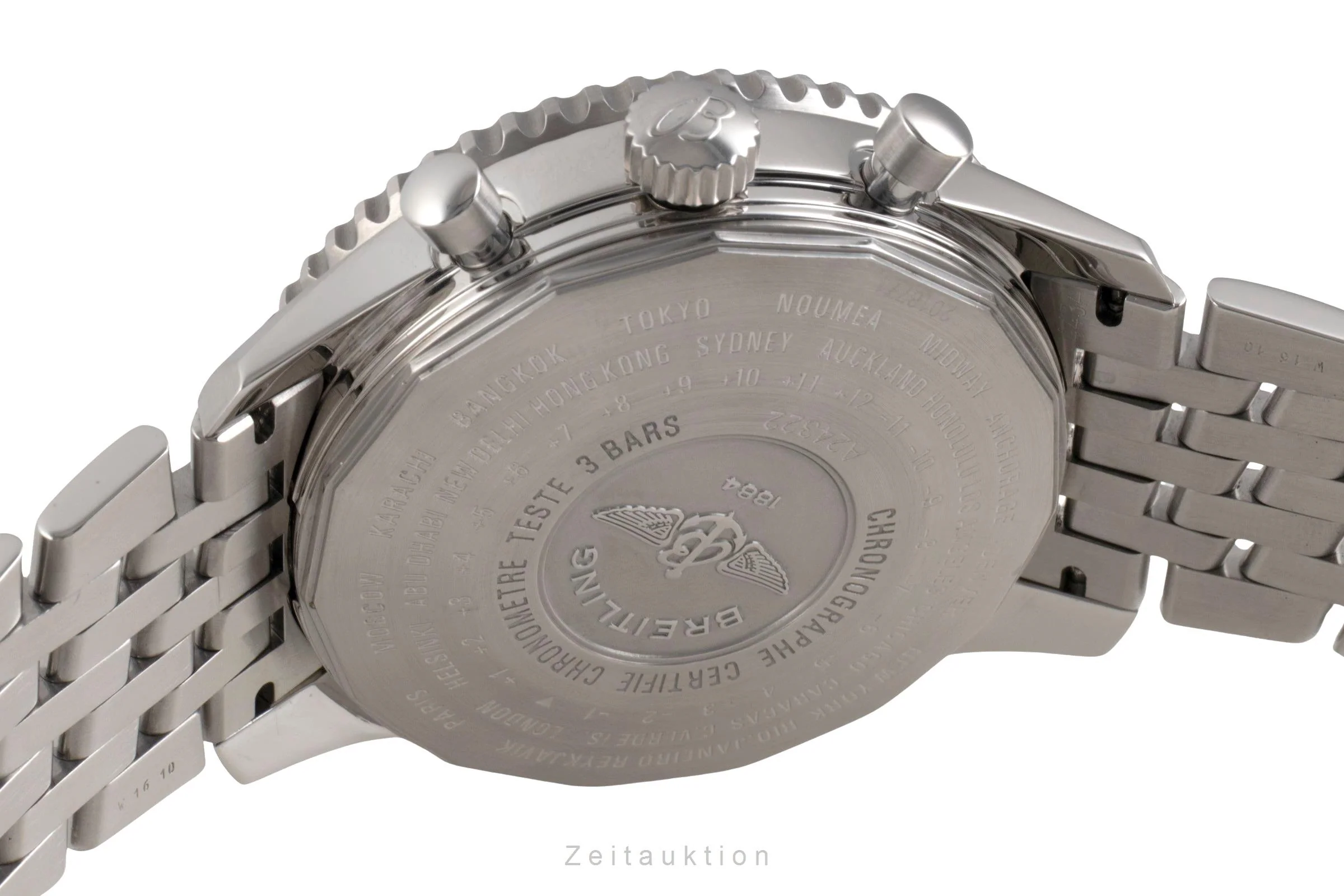 Breitling Navitimer World chronograph steel automatic men's watch A24322  [2600524] - Image 12