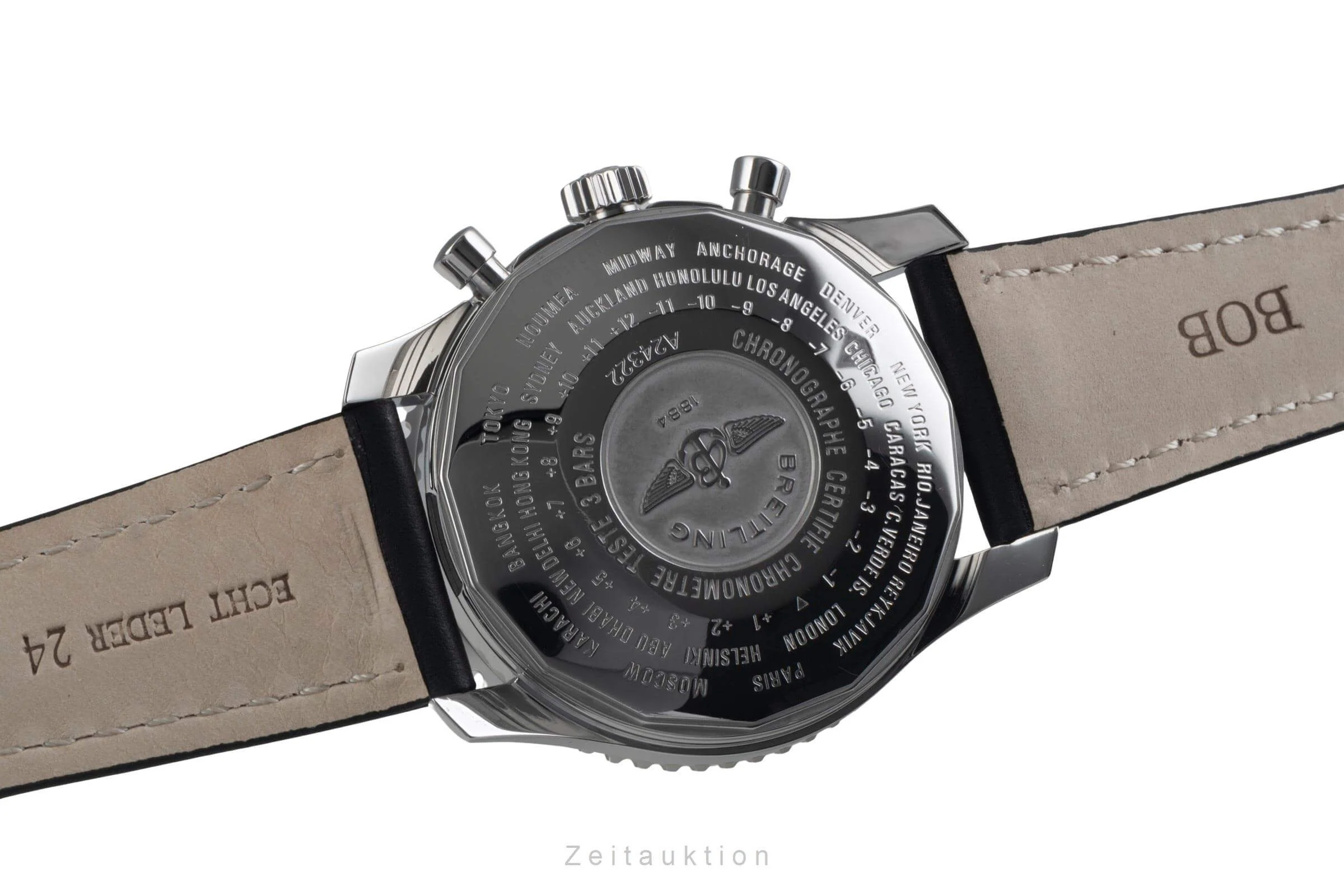 Breitling Navitimer World chronograph steel automatic men's watch A24322,  A242B26WBD  [2501026] - Image 11