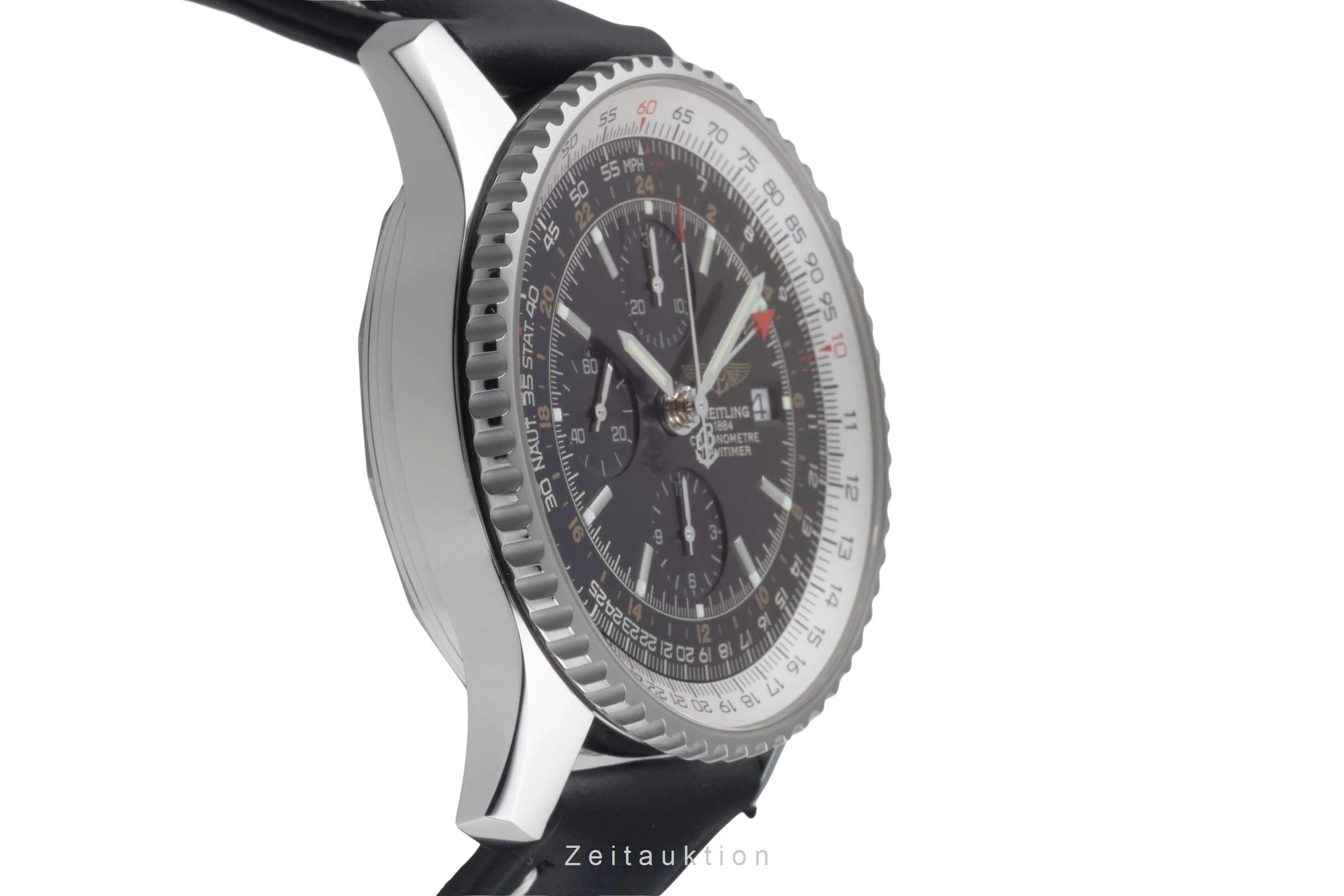 Breitling Navitimer World chronograph steel automatic men's watch A24322,  A242B26WBD  [2501026] - Image 8