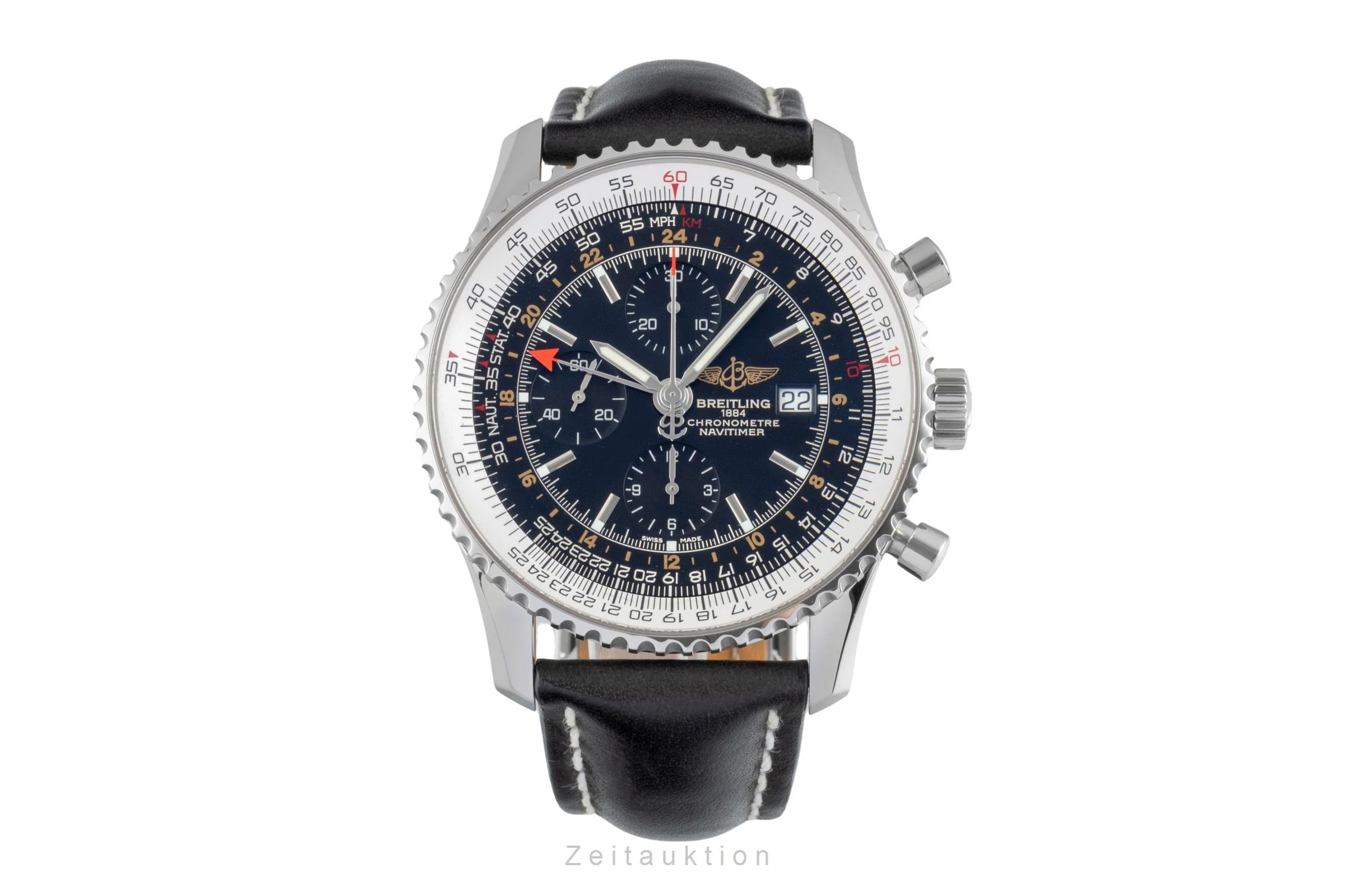 Breitling Navitimer World steel automatic men's watch A2432212/B726  [2600301] - Image 5