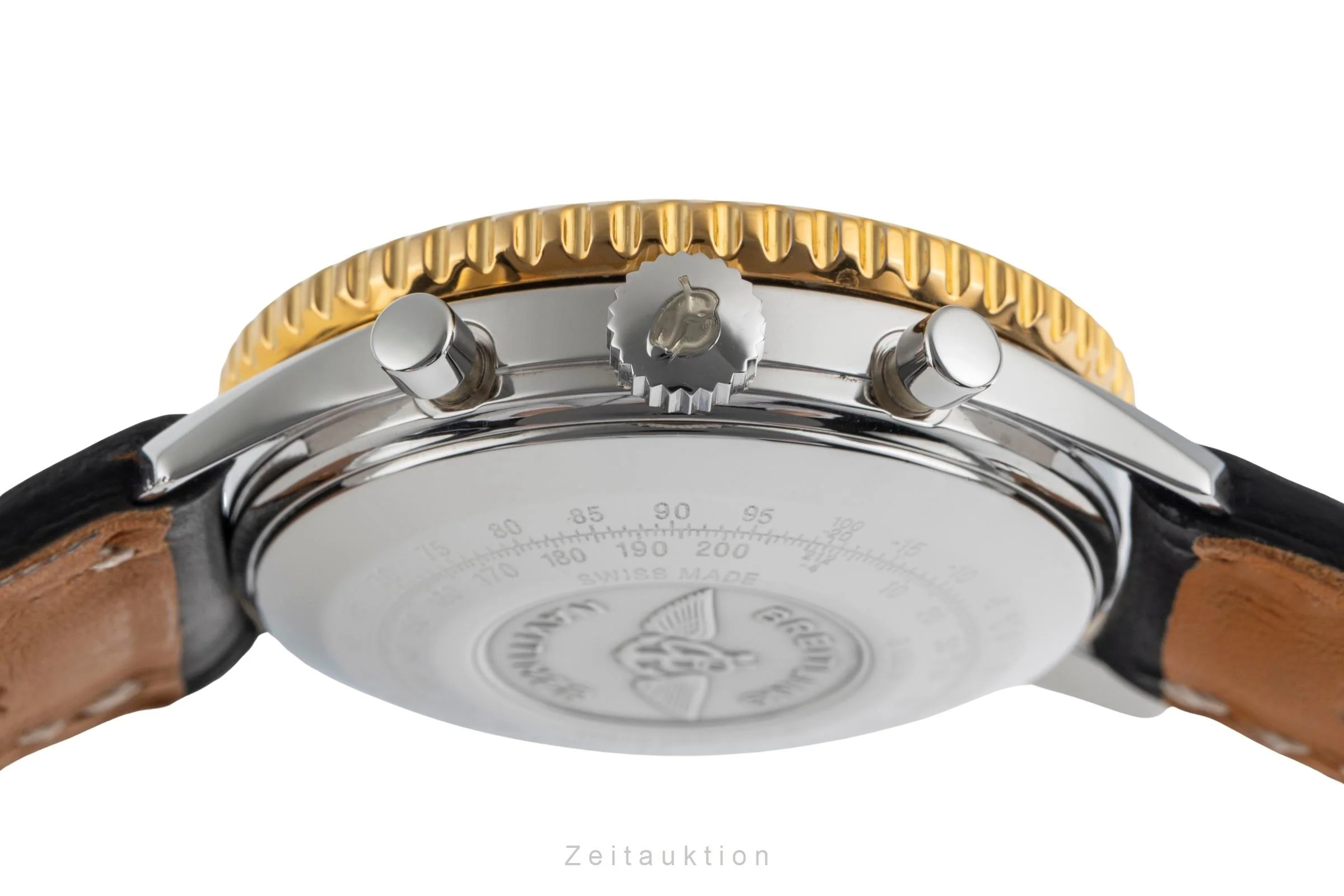 Breitling Old Navitimer chronograph gilt / steel automatic men's watch B13019  [2503416] - Image 13