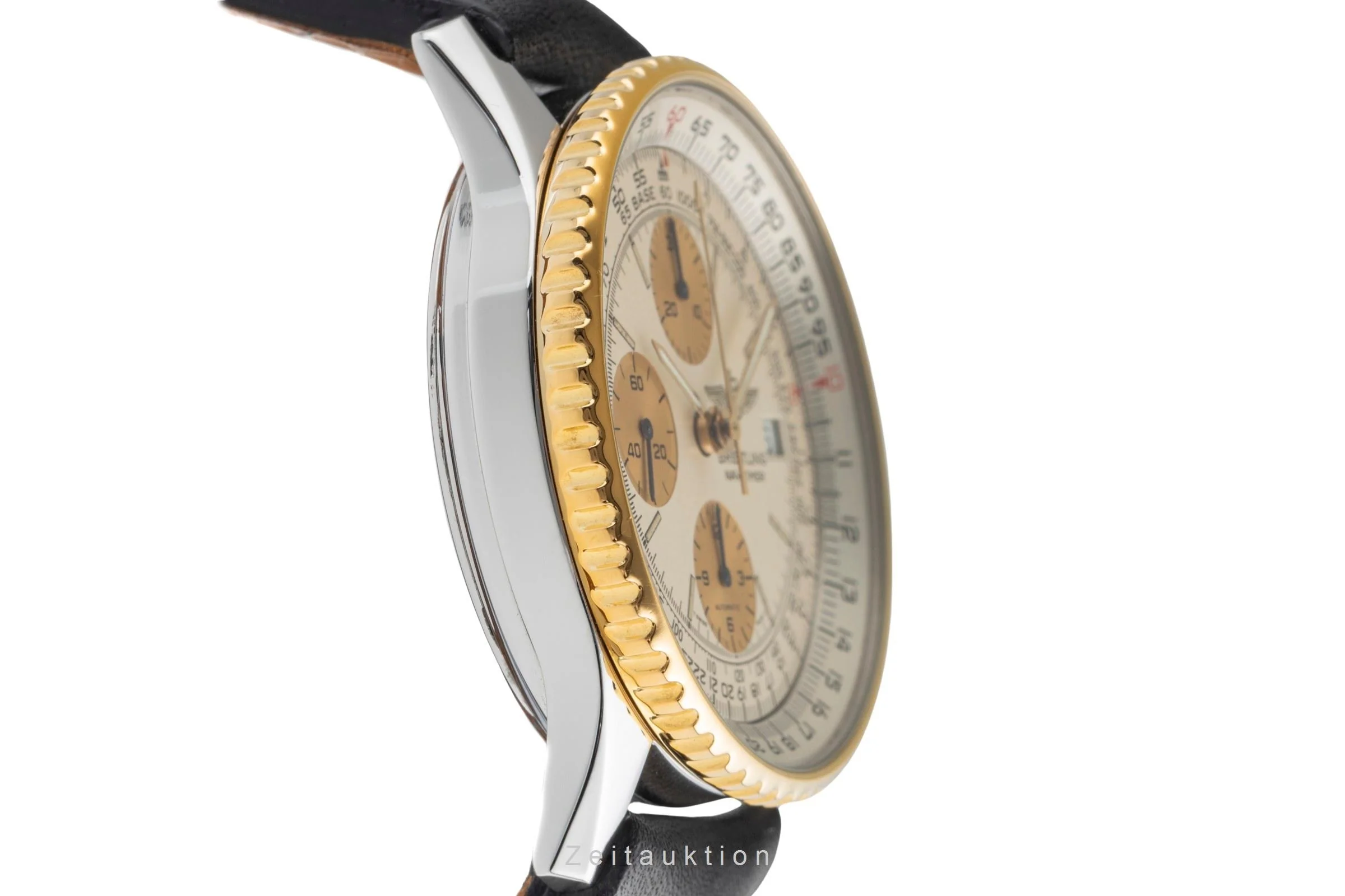 Breitling Old Navitimer chronograph gilt / steel automatic men's watch B13019  [2503416] - Image 8