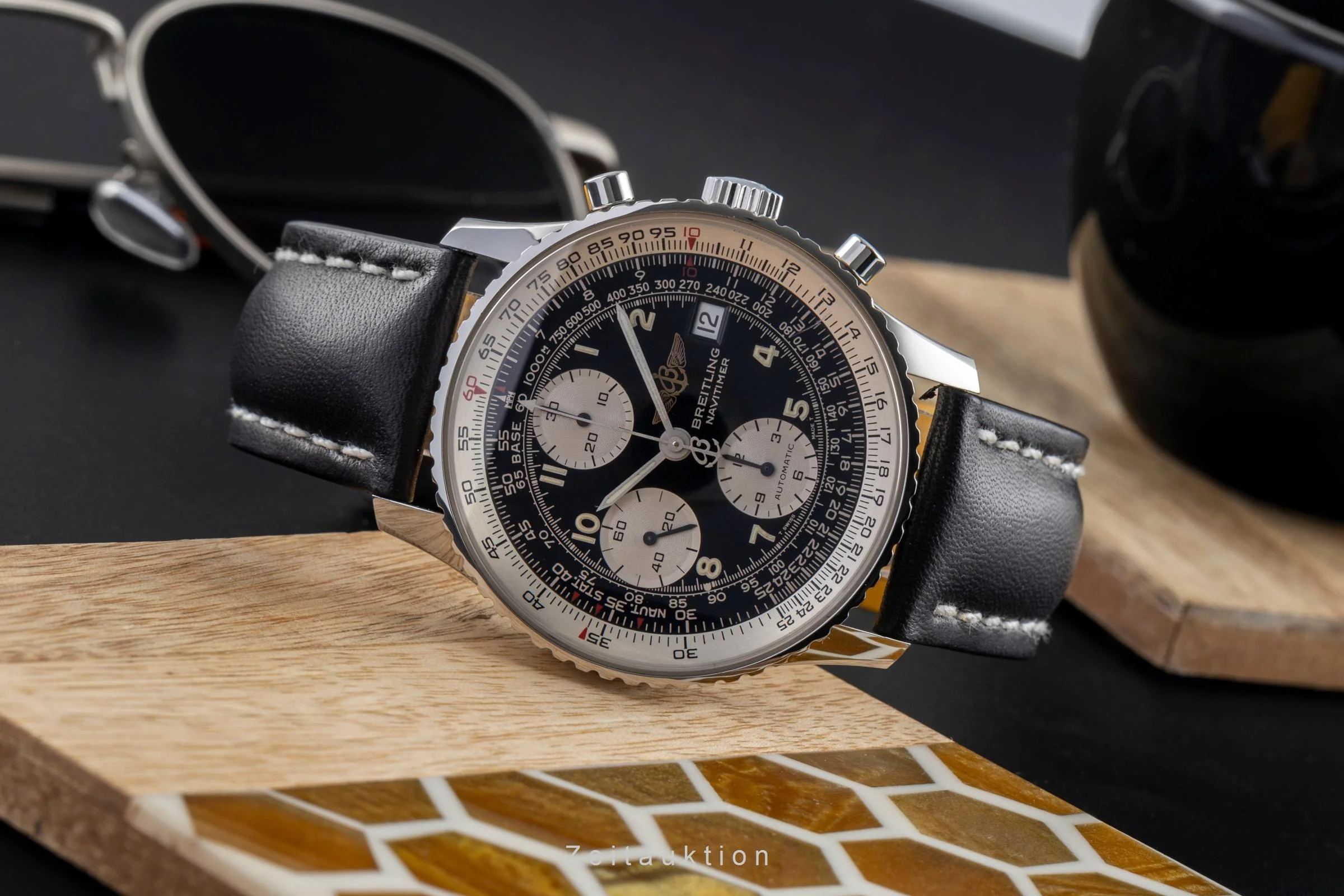 Breitling Old Navitimer chronograph steel automatic men's watch A13020  [2502892] - Image 3
