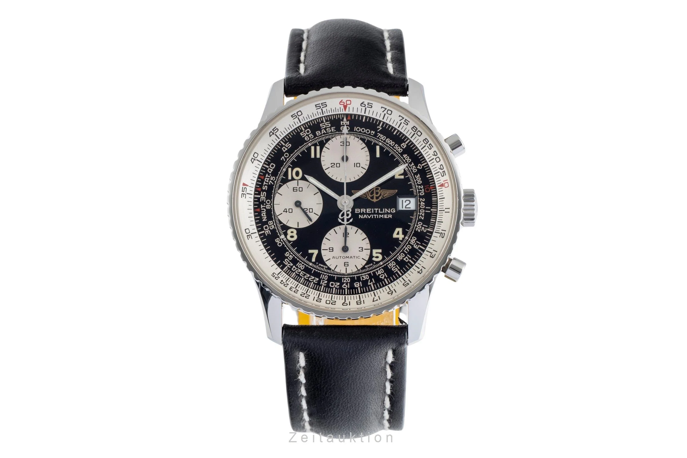 Breitling Old Navitimer chronograph steel automatic men's watch A13020  [2502892] - Image 5