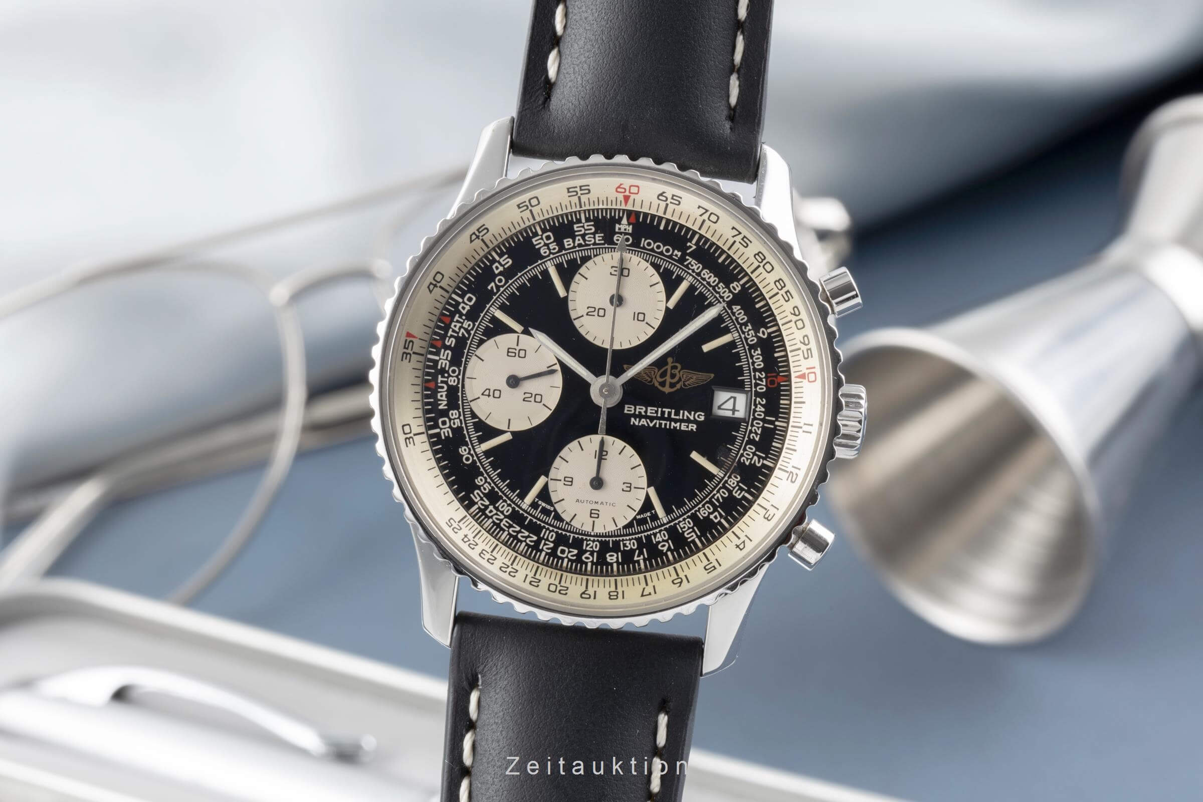 Breitling Old Navitimer chronograph steel automatic men's watch A13022  [2502281] - Image 2