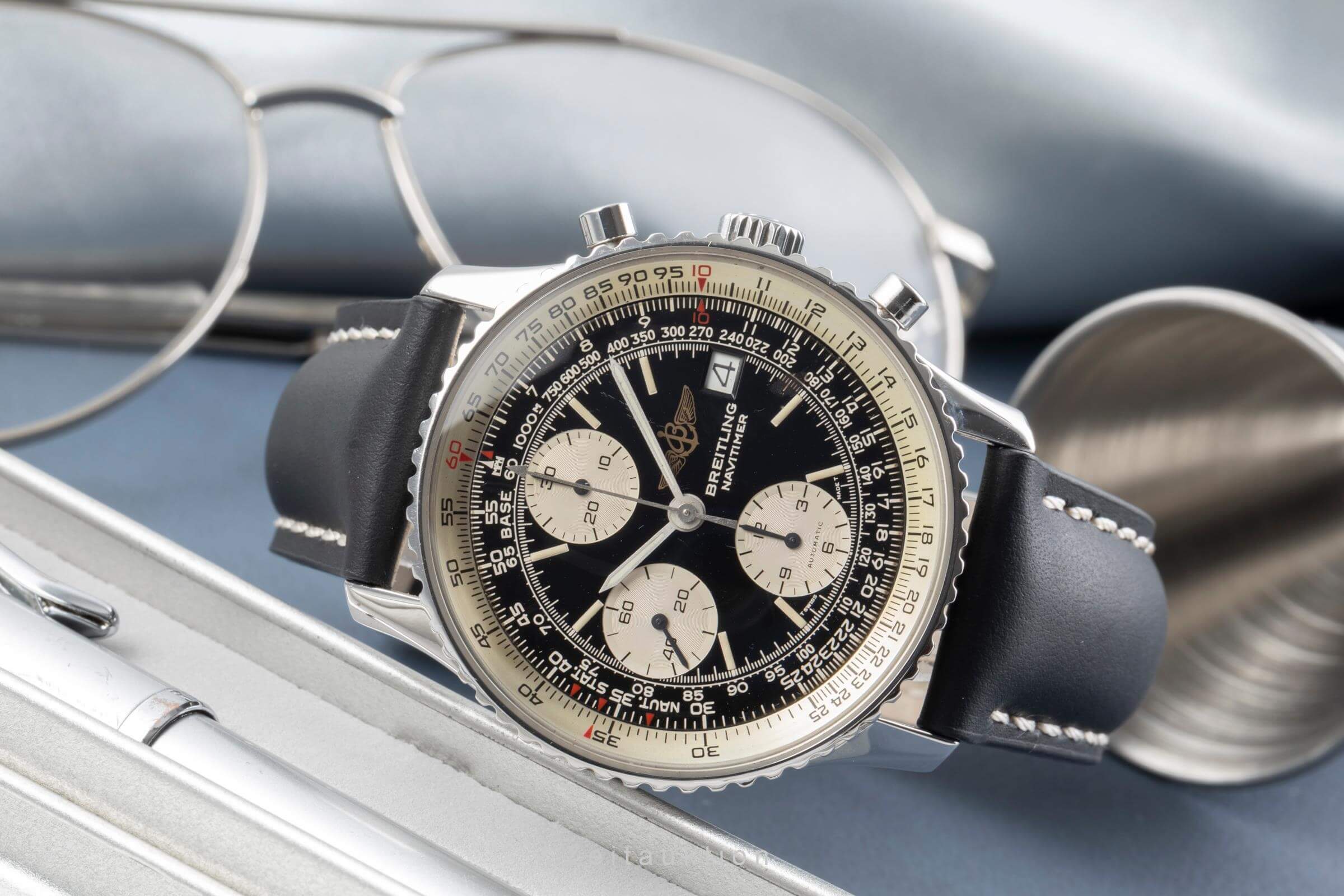 Breitling Old Navitimer chronograph steel automatic men's watch A13022  [2502281] - Image 3
