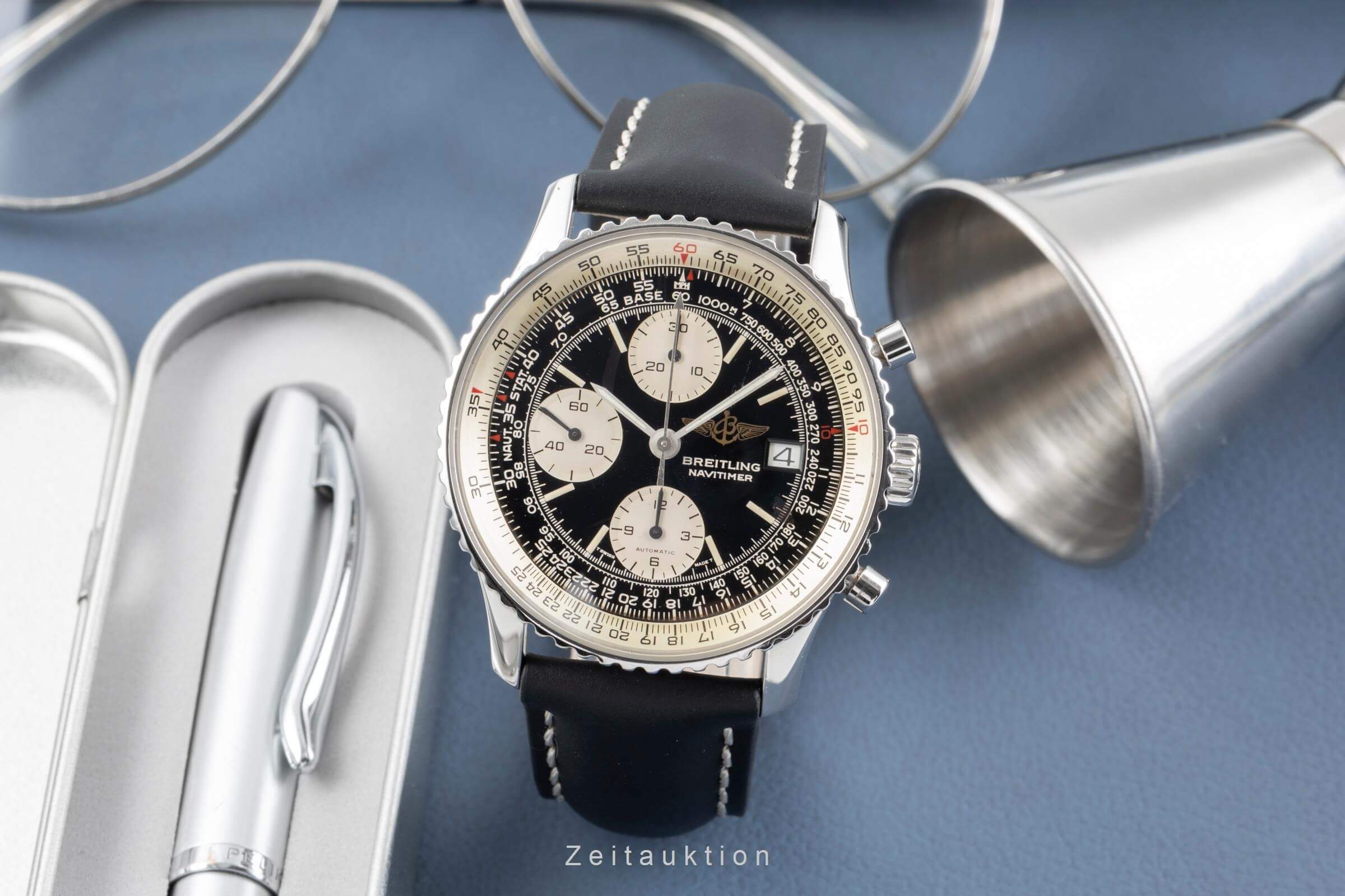 Breitling Old Navitimer chronograph steel automatic men's watch A13022  [2502281] - Image 4