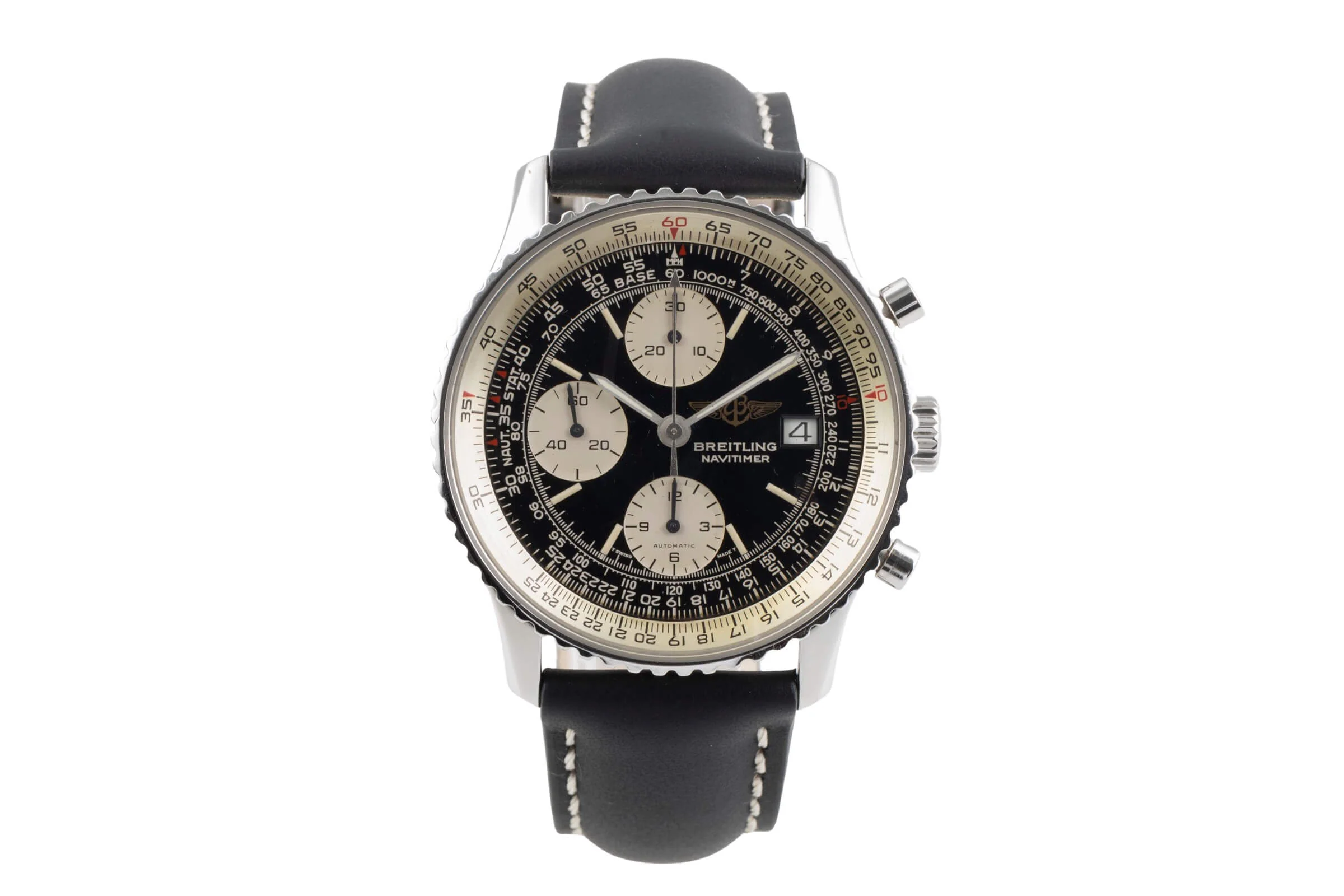 Breitling Old Navitimer chronograph steel automatic men's watch A13022  [2502281] - Image 5