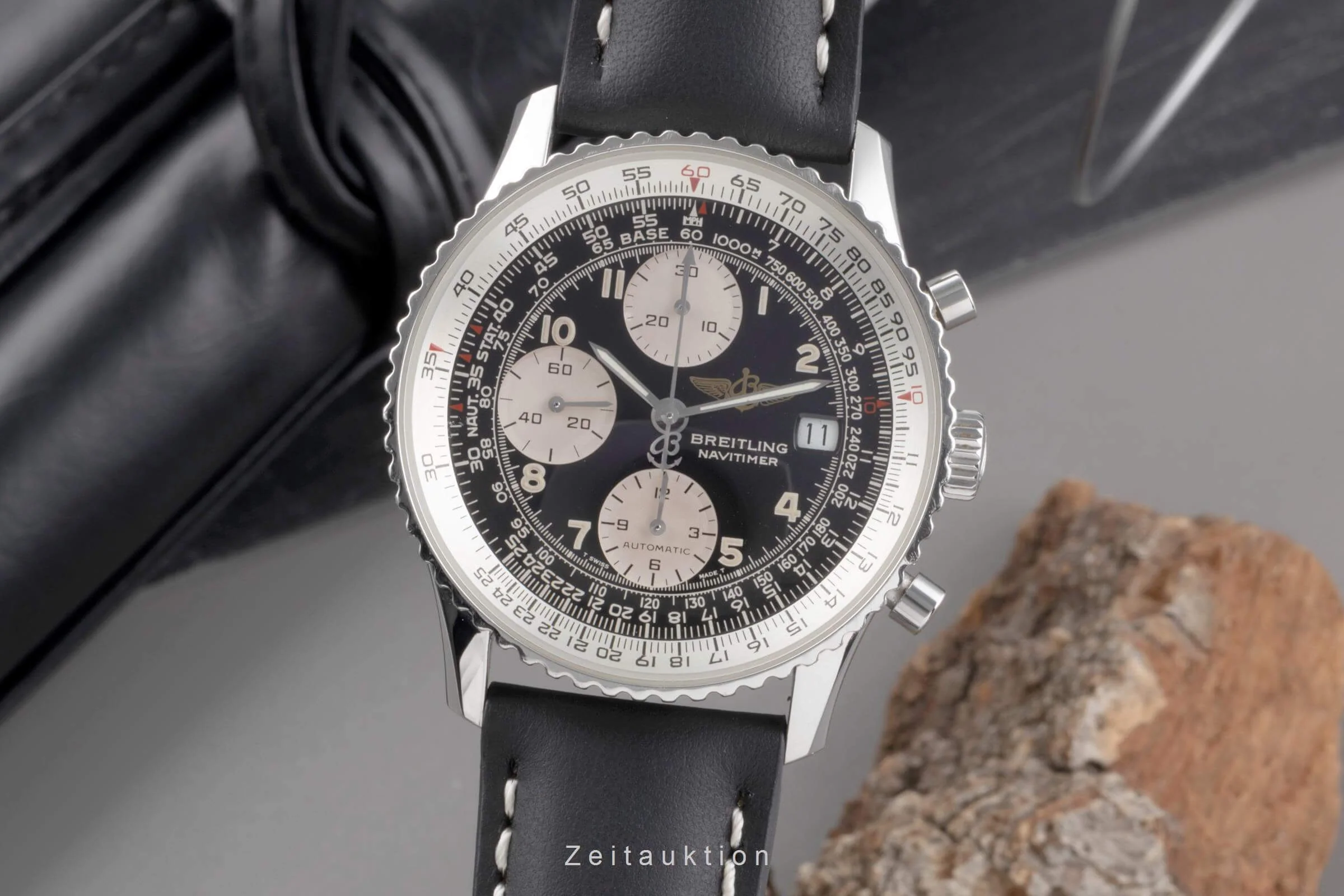 Breitling Old Navitimer chronograph steel automatic men's watch A13022  [2502362] - Image 2