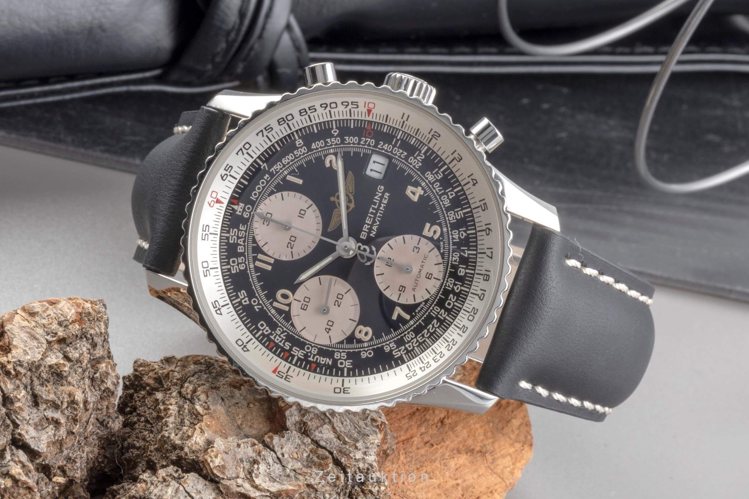 Breitling Old Navitimer chronograph steel automatic men's watch A13022  [2502362] - Image 3