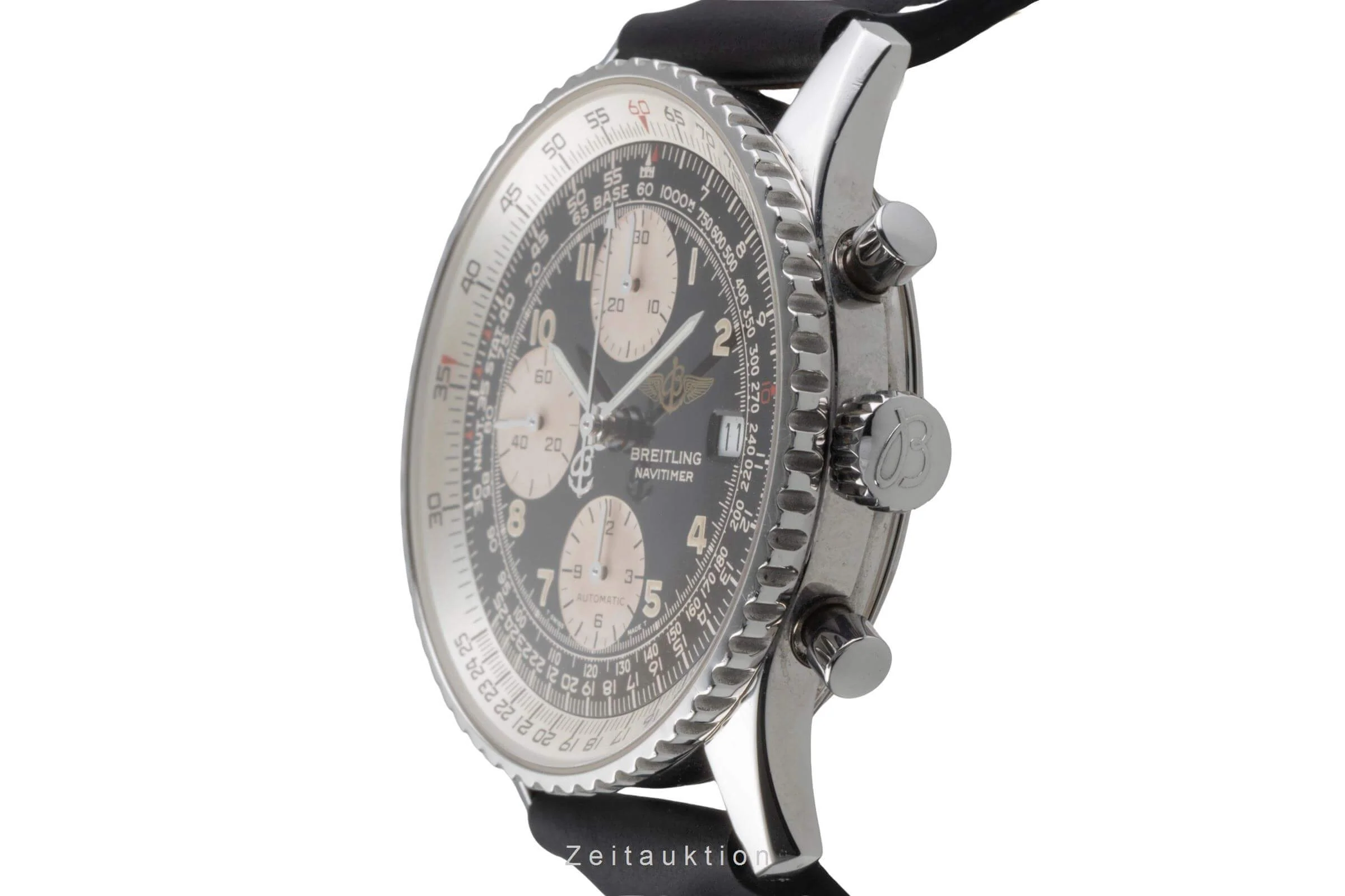Breitling Old Navitimer chronograph steel automatic men's watch A13022  [2502362] - Image 7