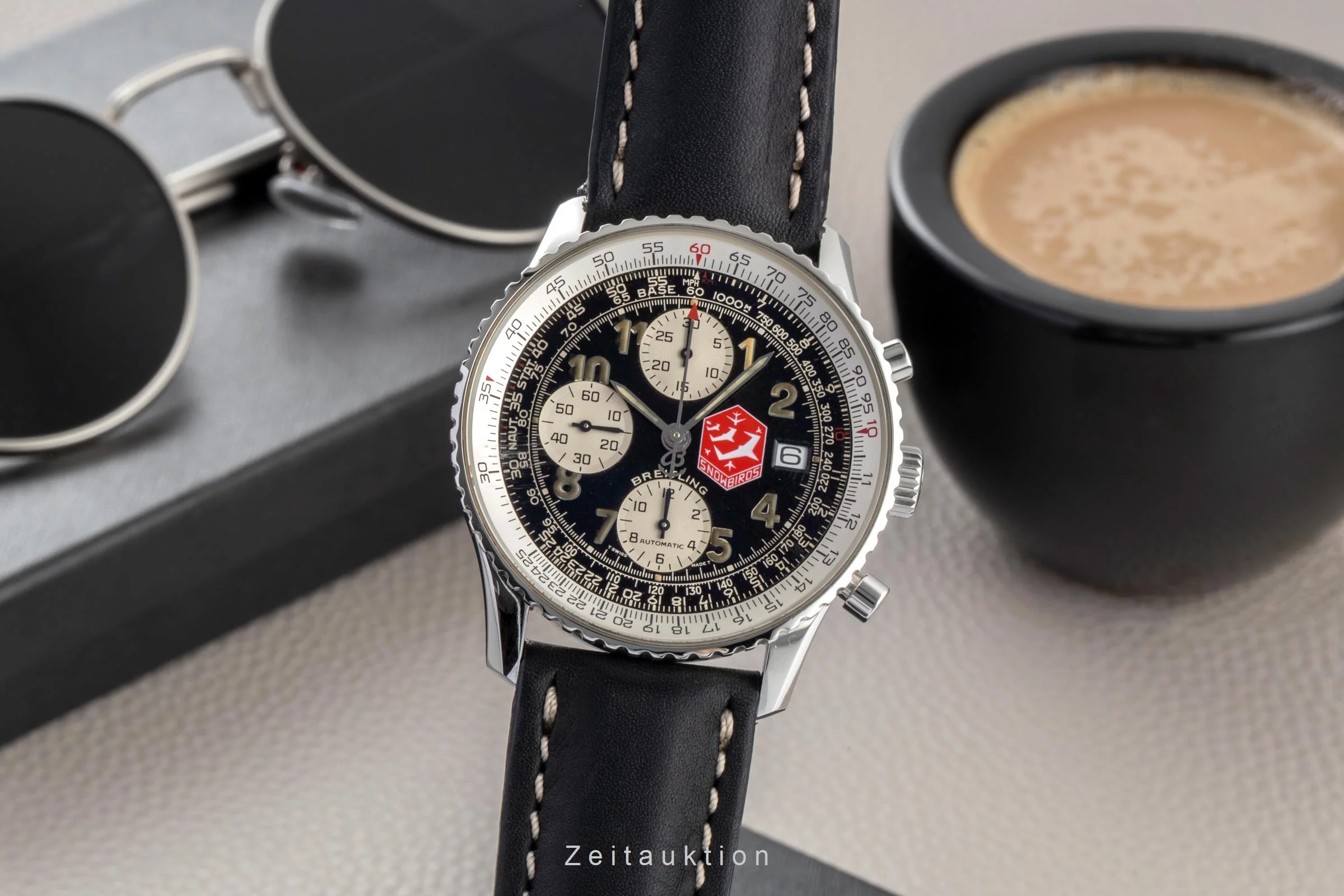 Breitling Old Navitimer chronograph steel automatic men's watch A130221611SB Limited  [2600244] - Image 2